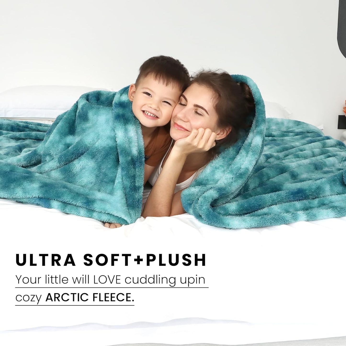 obinsm Warm Blanket Green Soft Fleece Blankets Throw Blankets for Bed