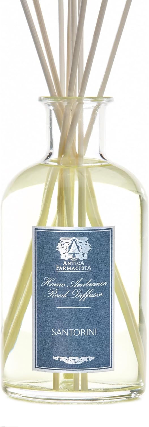 Antica Farmacista Home Ambiance Diffuser - Long-Lasting Reed Scent Diffuser - Luxury Room Freshener Gift - Santorini, 16.9 fl oz