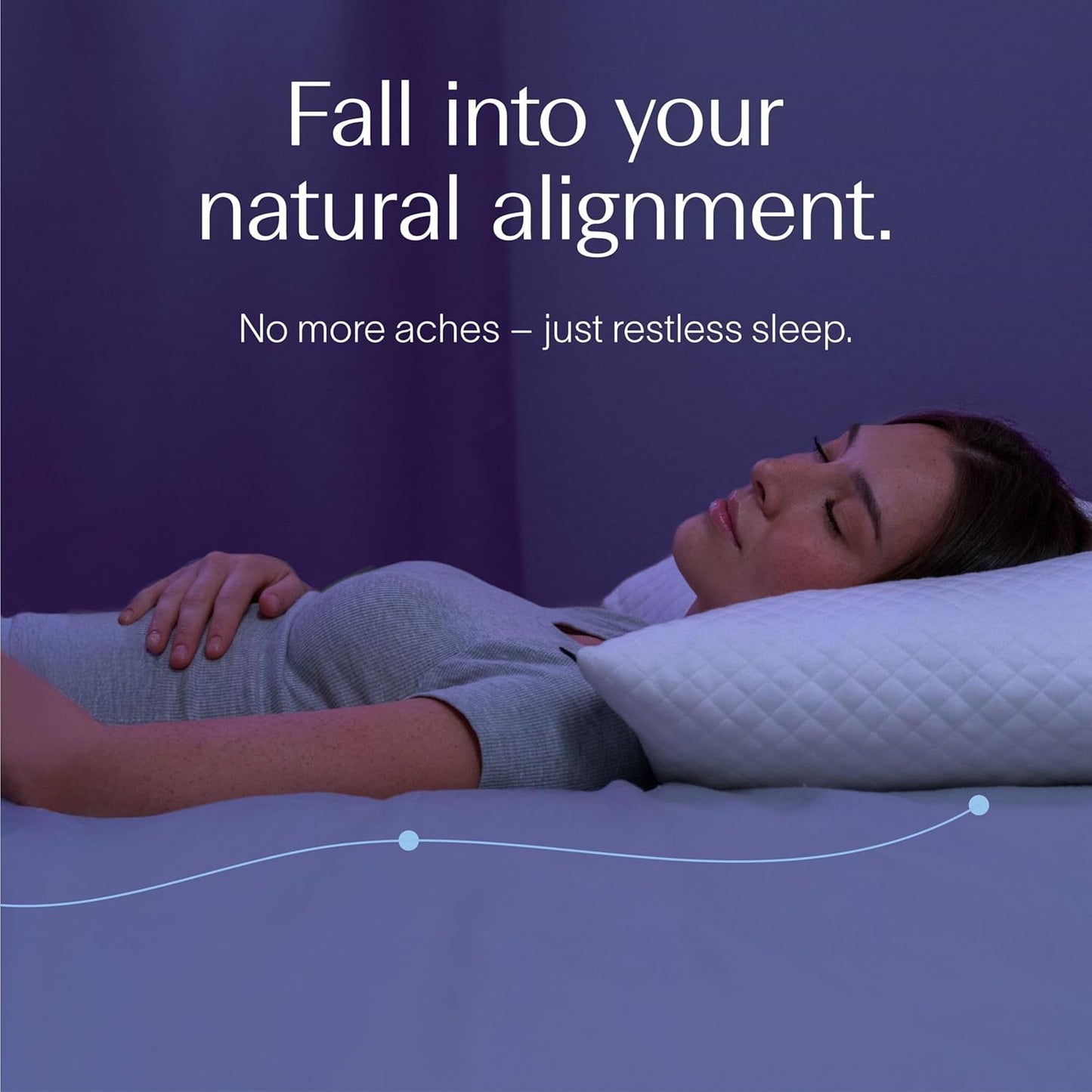 DreamyBlue Signature Pillow w/Adjustable Loft • Shredded Memory Foam Fill • Neutral Alignment for Side, Back, and Stomach Sleepers • Washable Bamboo Rayon Cover • CertiPUR-US Certified Foam (Queen)