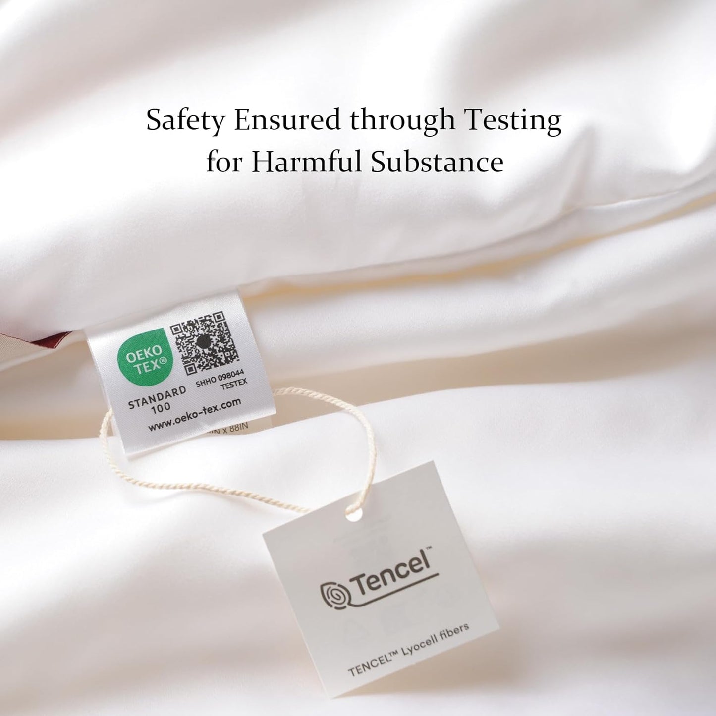 CUDDLE DREAMS Lightweight Silk Filled Comforter for Summer, Detachable Tencel Duvet Cover for Easy Care, Naturally Breathable (White, Twin)