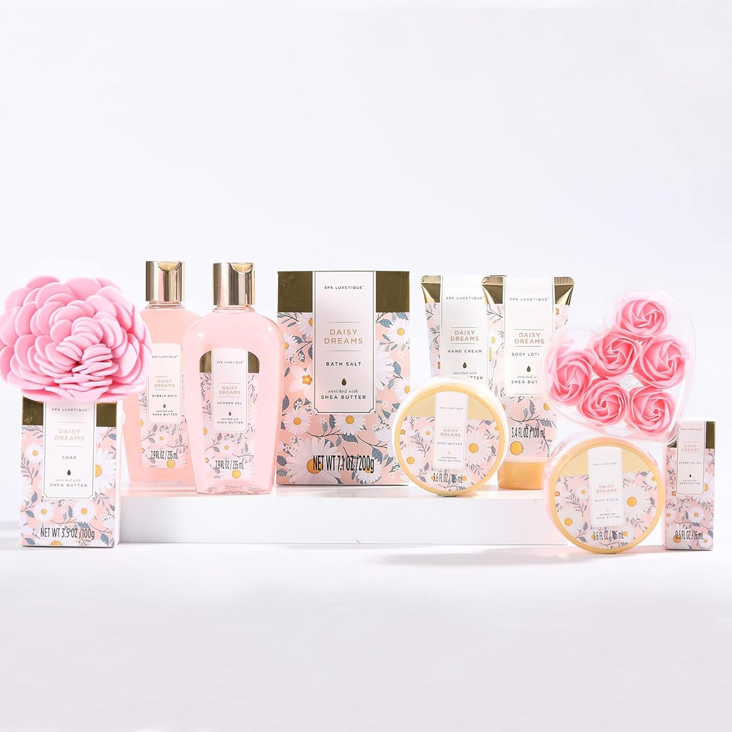 Spa Gift Baskets for Women, Spa Luxetique Bath Gift Set, 12pcs Relaxing Home Spa Kit for Women with Shower Gel, Bath Salt, Essential oil, Body Lotion, Hand Cream, Christmas Gifts for Mom