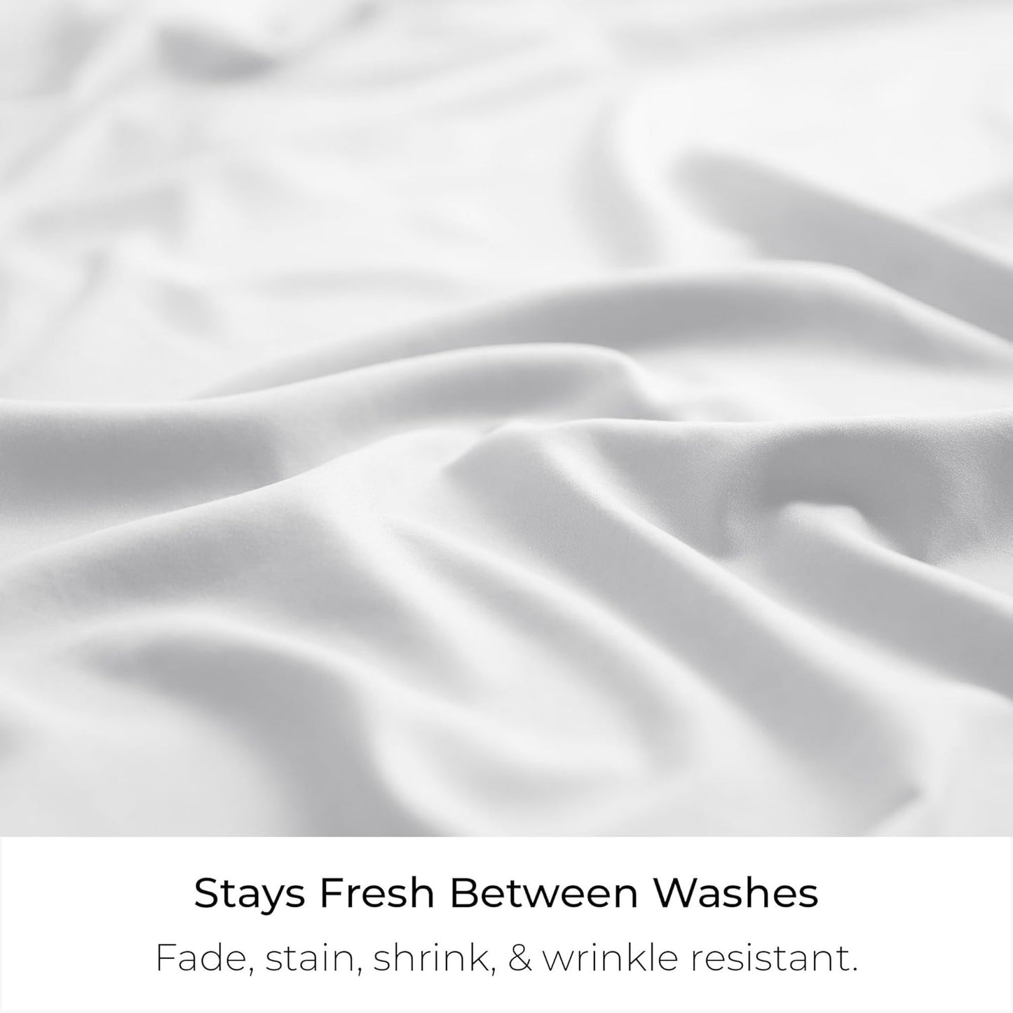 Mellanni Bed Skirt King Size - Bed Skirting - 15-Inch Tailored Drop Pleated Dust Ruffle - Hotel Luxury Bedding - Wrinkle, Fade, Stain Resistant - 1 Bedskirt (King, White)