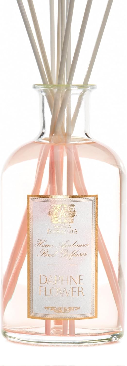 Antica Farmacista Home Ambiance Diffuser - Long-Lasting Reed Scent Diffuser - Luxury Room Freshener Gift - Daphne Flower, 16.9 fl oz