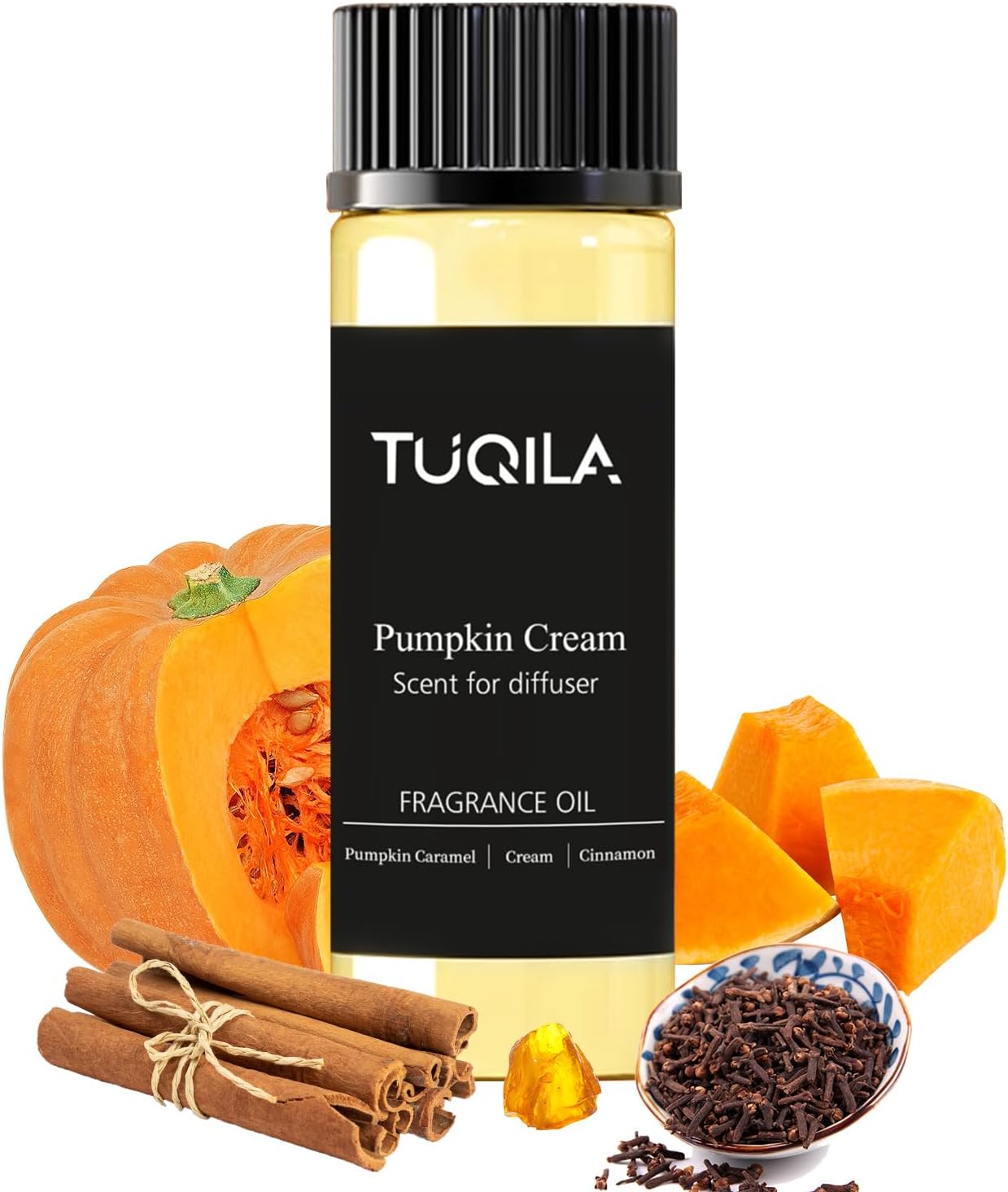 Waterless Diffuser Oil Pumpkin Cream 20ML Sampler, Essential Scent Oil Usage Cold Air Waterless Diffuser, Hotel Luxury Air Scents Oils & Fragrance for Home