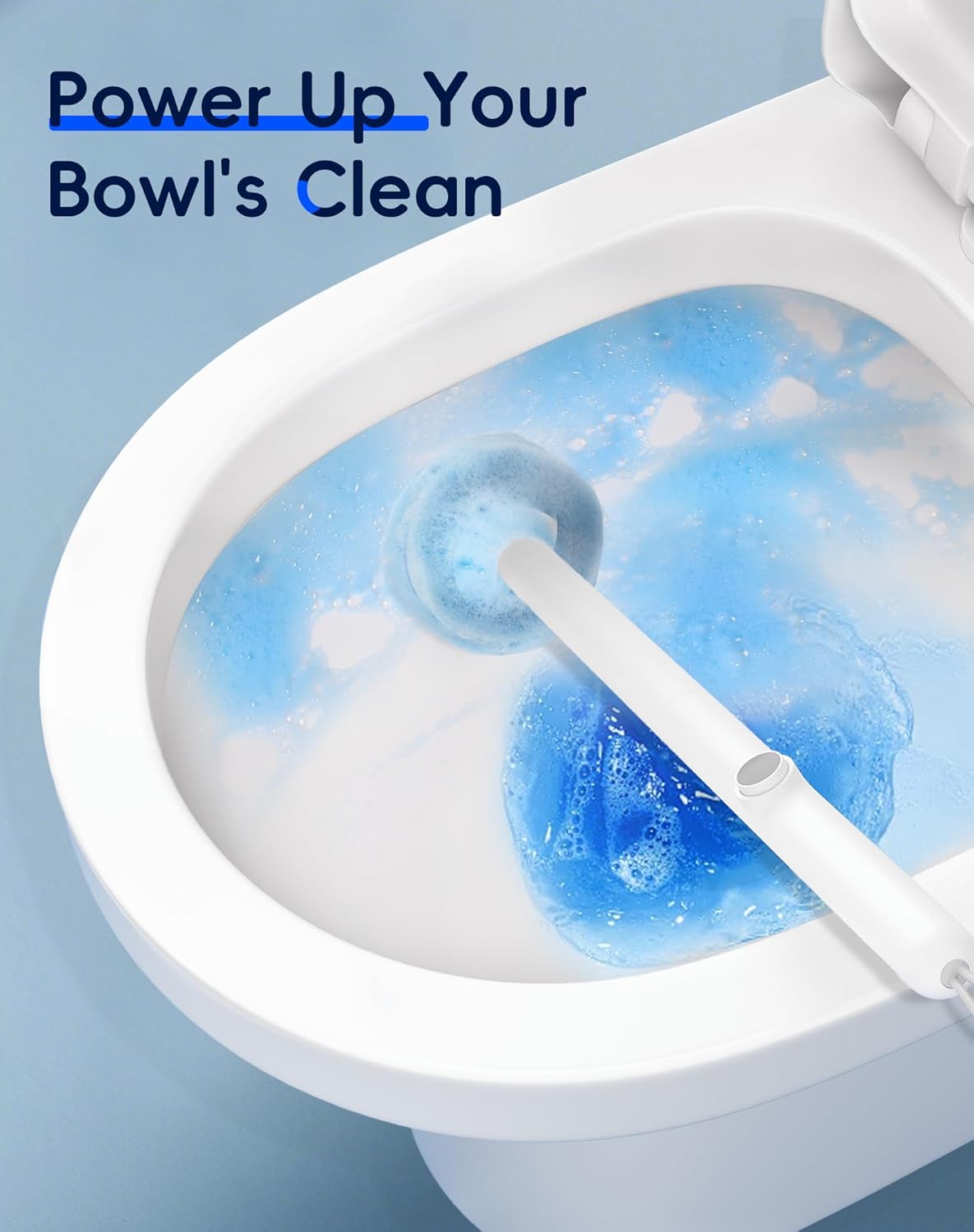 Disposable Toilet Cleaning System - Toilet Wand Kit with 18 High-Performance Refills, Wall Mounted Toilet Brush and Holder for Deep Cleaning Bathroom