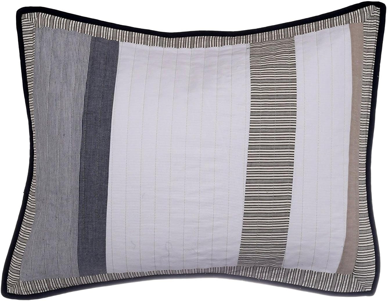 Nautica - Queen Quilt Set, Cotton Reversible Bedding with Matching Shams, Bedding Set for All Seasons (Tideway Tan/Grey, Queen)