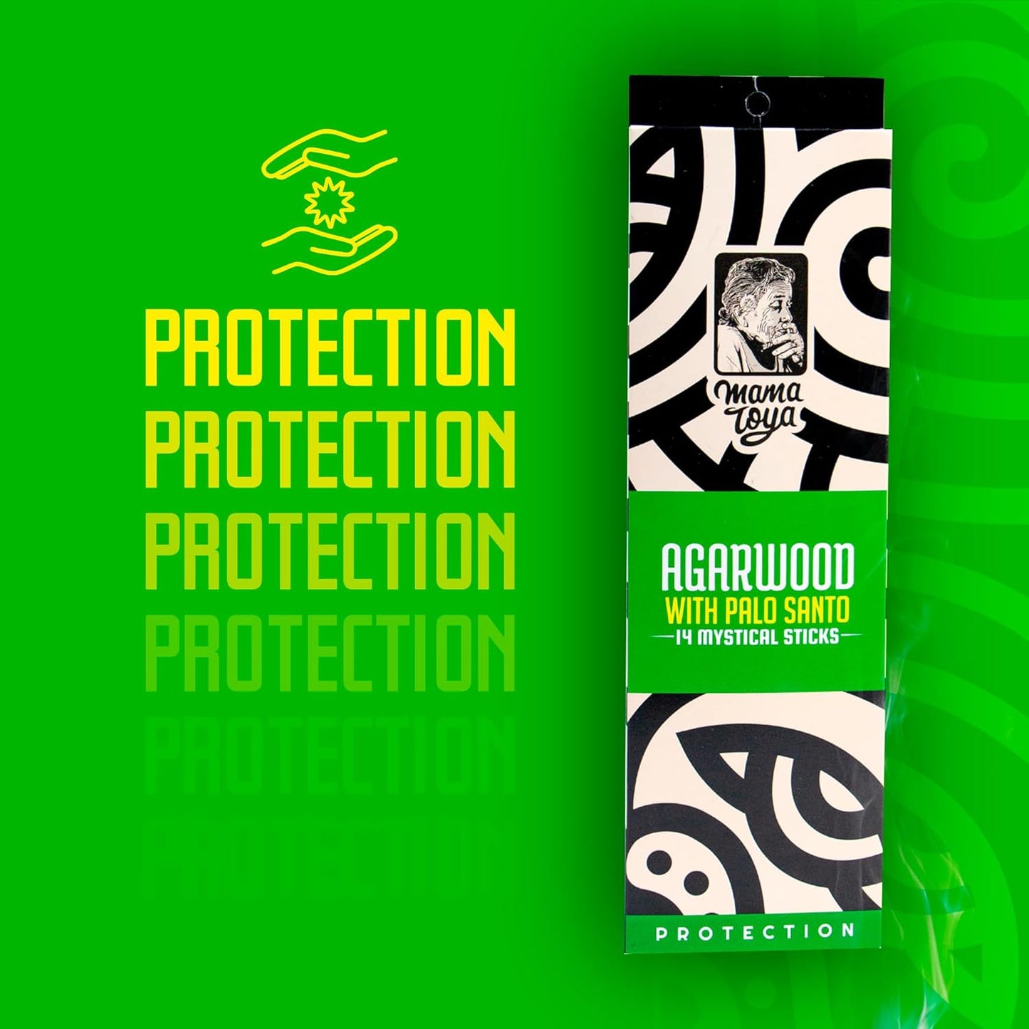 Agarwood with Palo Santo Incense Sticks (14 Mystical Sticks) – Protection, Mystical, Serene & Natural Handcrafted Aroma