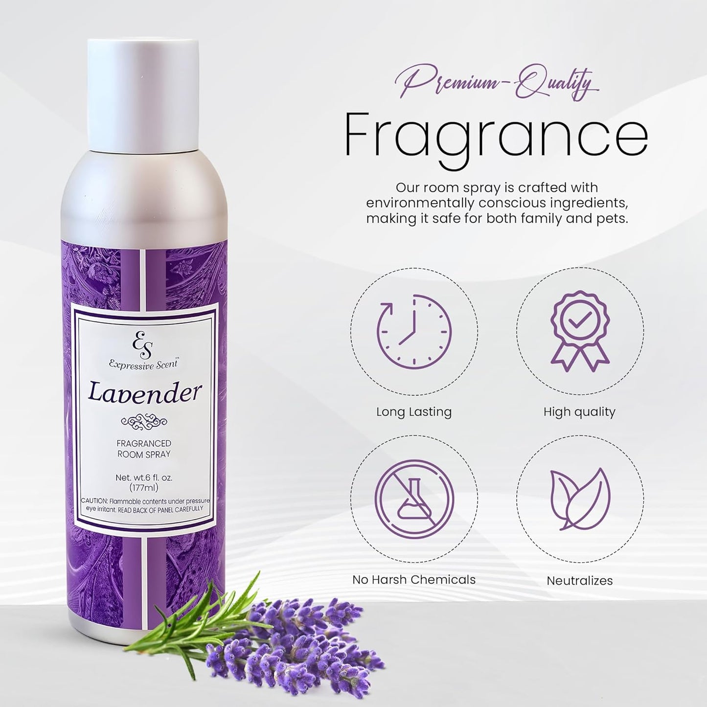 Expressive Scent 6 oz Lavendar Fragrance Room Spray