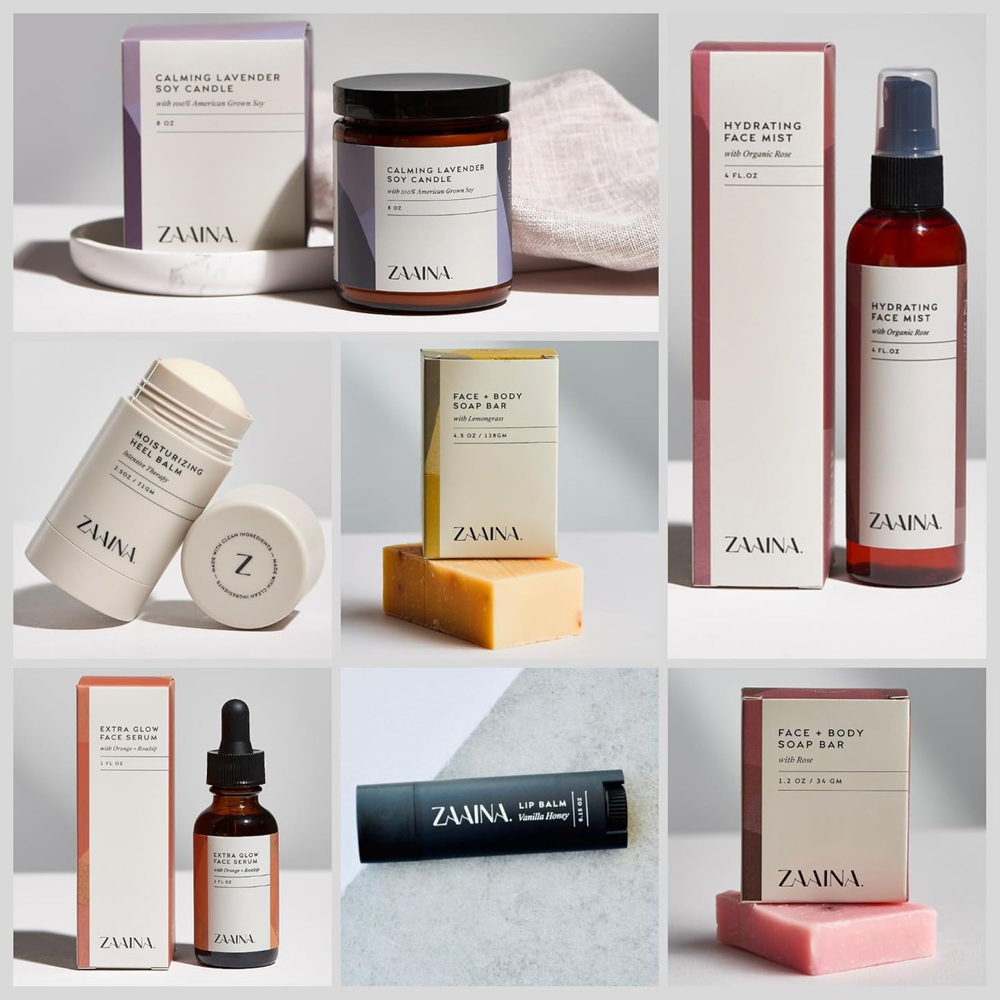 ZAAINA Spa Gift Set for Her - Relaxation Spa Kit for Women, Holiday Spa Gift Basket, Pampering At Home Bath and Body Self Care Spa Package, Christmas Gifts for Mom Wife, Spa Birthday Gifts for Women