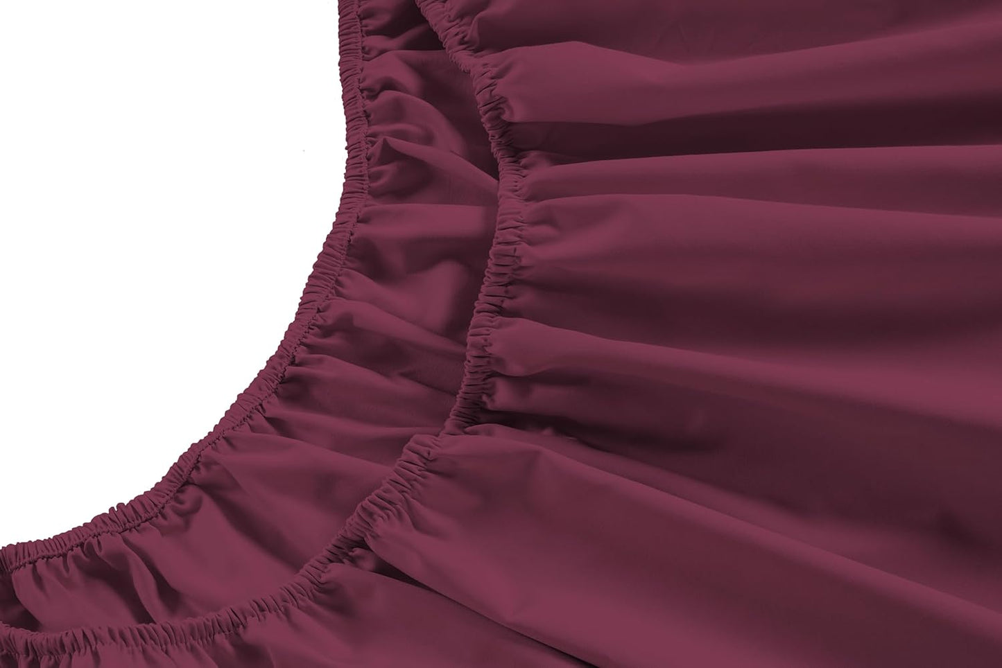 LANE LINEN 100% Cotton Twin Size Sheets Set - 3 Pieces - Ultra Soft Sateen Weave, 450 Thread Count - Breathable, Cooling, Durable, 15" Deep Pockets - Windsor Wine