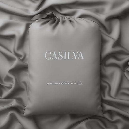 Eucalyptus Sheets - Infused with Silver for Anti-Odor, Softer Than Silk Fibers, More Cooling Than Cotton - Perfect for Hot Sleepers & Sensitive Skin - 100% Tencel Lyocell - Cali-King Sheet Set