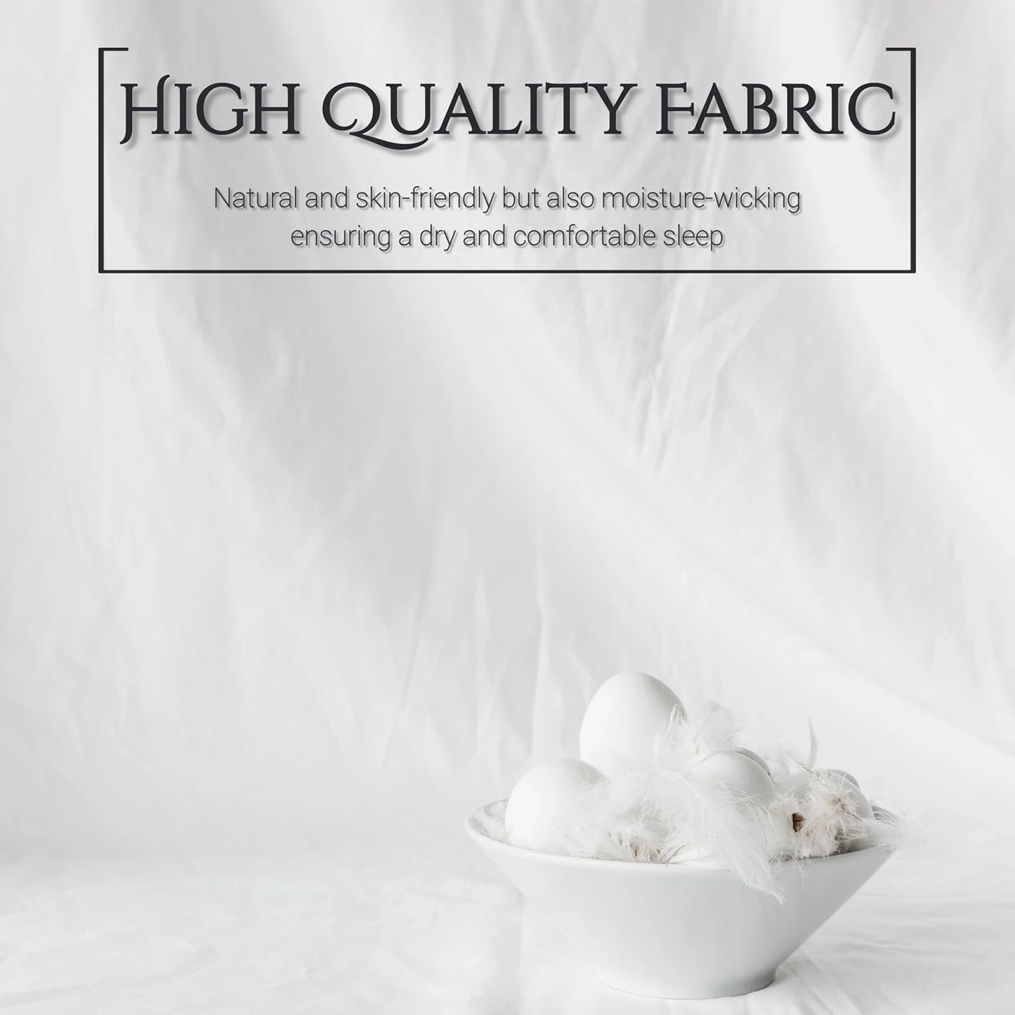 ELNIDO QUEEN Goose Feather Down Pillows King Size Set of 2，Luxury Hotel Collection Bed Pillows for Sleeping， Down Surrounded Pillows 2 Pack, Soft ＆ Fluffy for Side, Back Sleepers 20x36 in