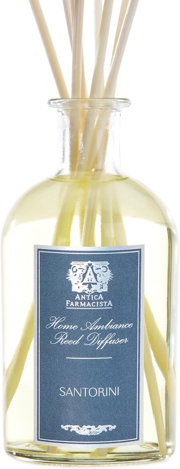 Antica Farmacista Home Ambiance Diffuser - Long-Lasting Reed Scent Diffuser - Luxury Room Freshener Gift - Santorini, 8.45 fl oz