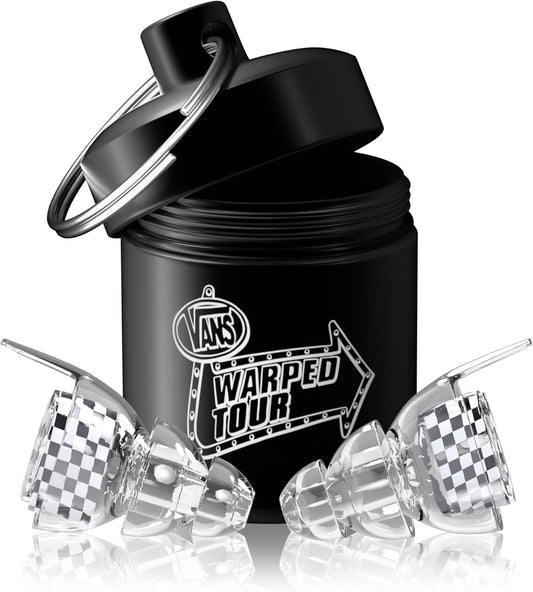 Eargasm High Fidelity Earplugs: Warped Tour Festival Edition - Noise Reducing Ear-Plugs for Hearing Protection at Music Festivals, Loud Environments, Concerts, Live Events, Sporting Events