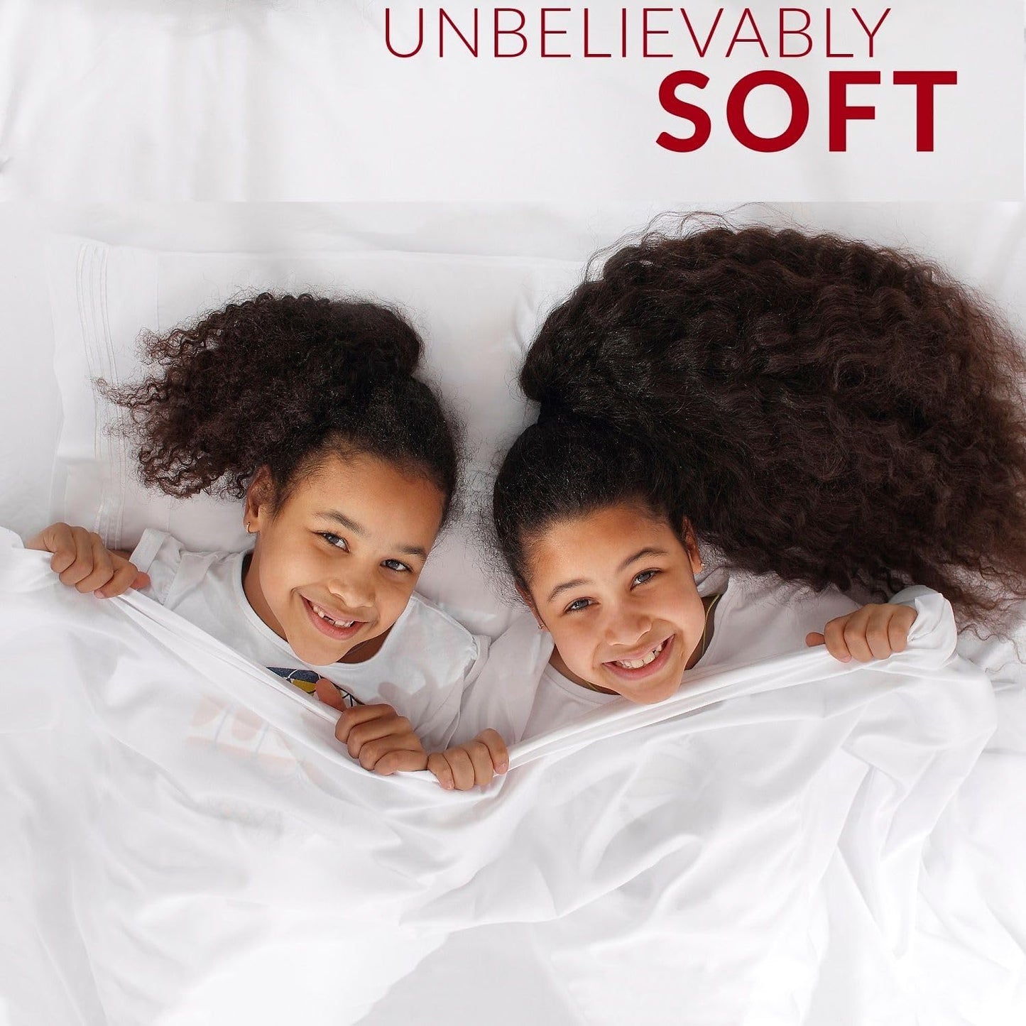 Mellanni Full Sheets Set - 4 PC Iconic Collection Bedding - Hotel Luxury, Extra Soft, Cooling Bed Sheets - Wrinkle, Fade, Stain Resistant (Full, Laced Sky Blue)