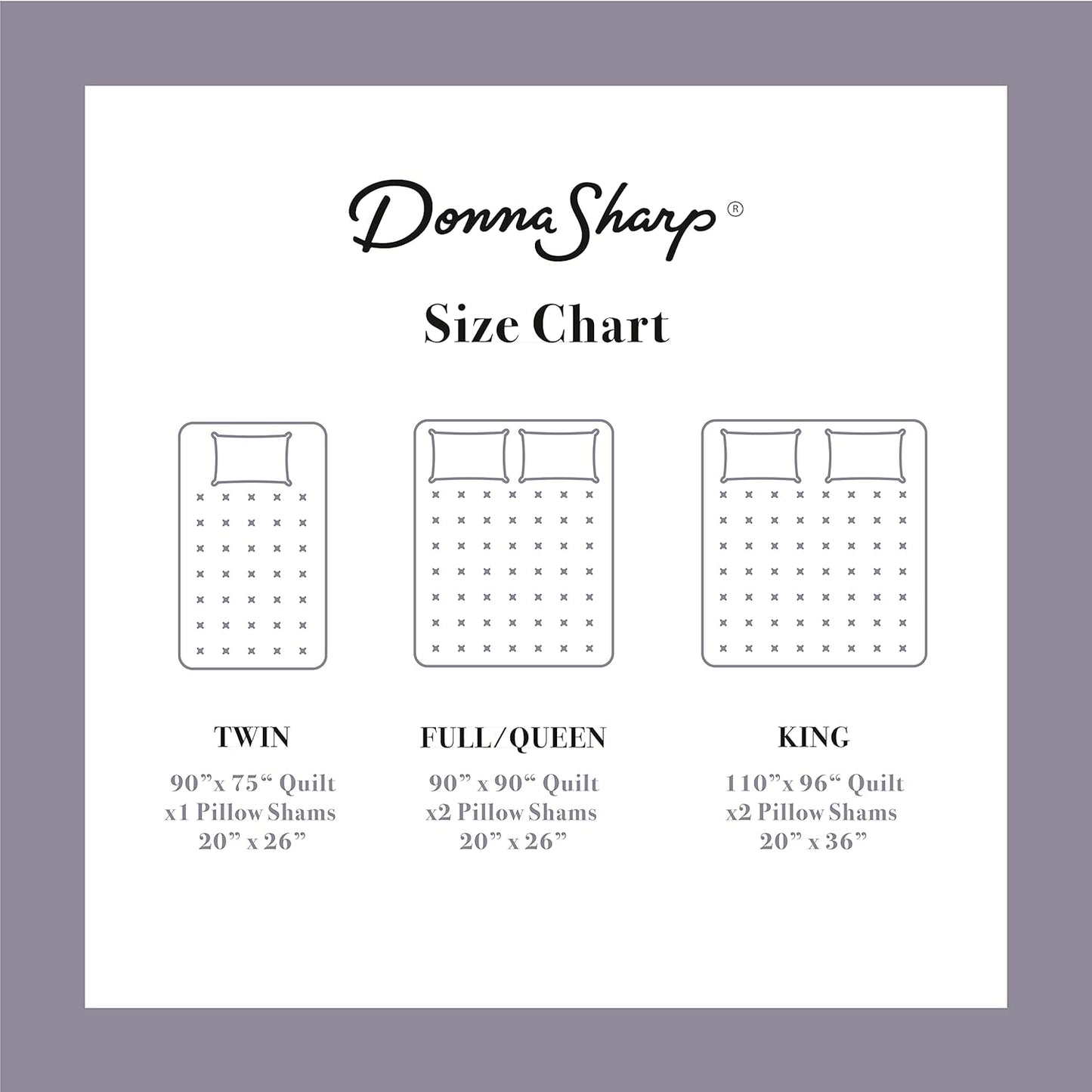 Donna Sharp Contemporary Polyester Quilt Set - Sea Breeze Star - 2-Piece Twin Size Quilt Set, Includes Quilt, and Pillow Sham Perfect for Coastal and Souhtwest Decor