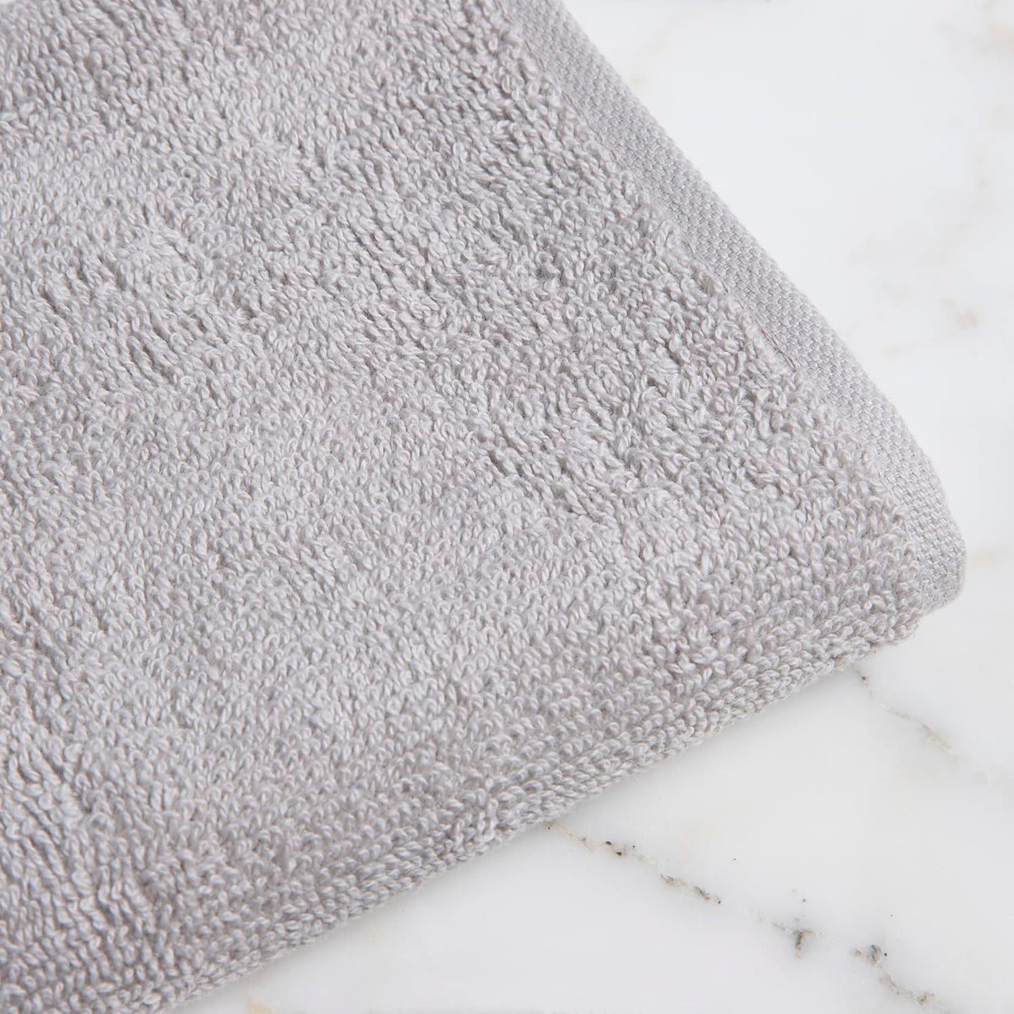 Rae Dunn Hand Towels, Embroidered Decorative Hand Towel for Kitchen and Bathroom, 100% Cotton, White- Blessed/Family, 16"x 28"
