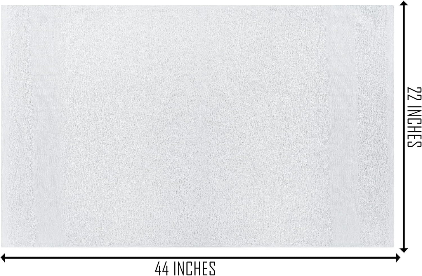 100% Cotton Bath Towel Set Pack of 60|500 GSM|Soft Large Bath Towel|Super Absorbent|Quick Dry|Ideal for Pool Home Gym Spa Hotel|Perfect for Daily Use|Bath Towel Set 24 x 44 Inches|White