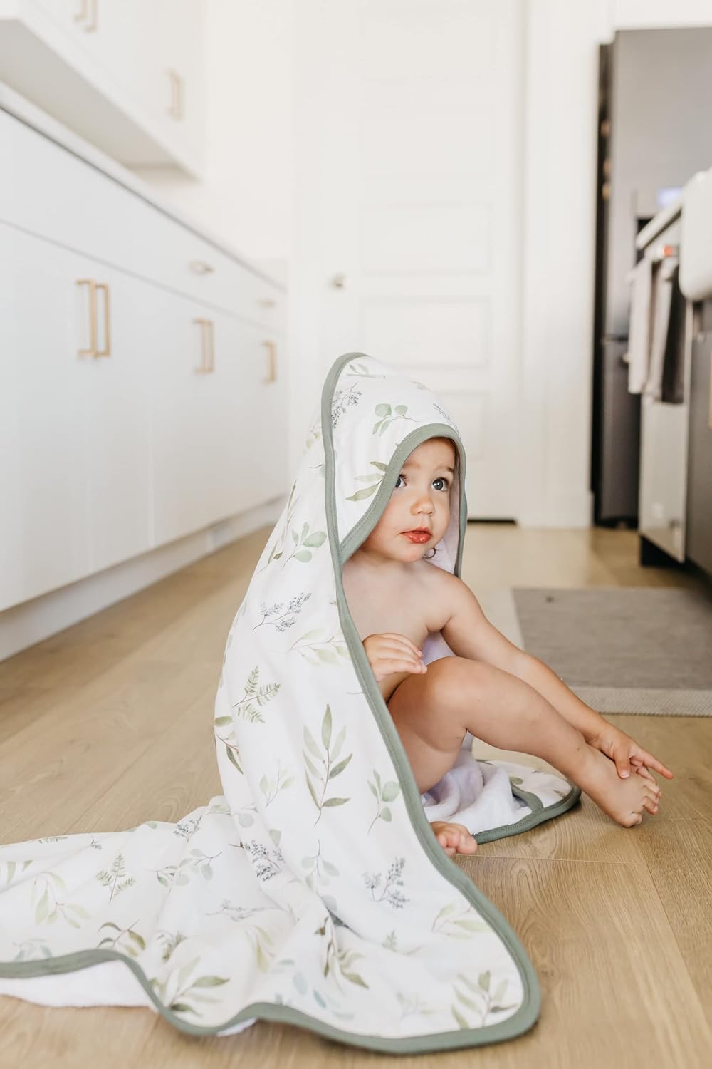 Copper Pearl Premium Knit Hooded Towel in Haven