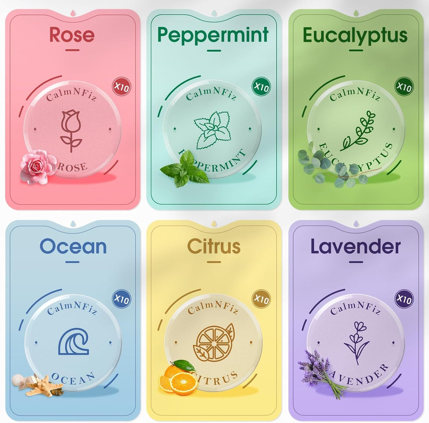 60 Pack Shower Steamers, Shower Bath Bombs with Natural Fragrance - Holiday Presents – Self-Care Presents for Women and Men, Relaxation Birthday Presents