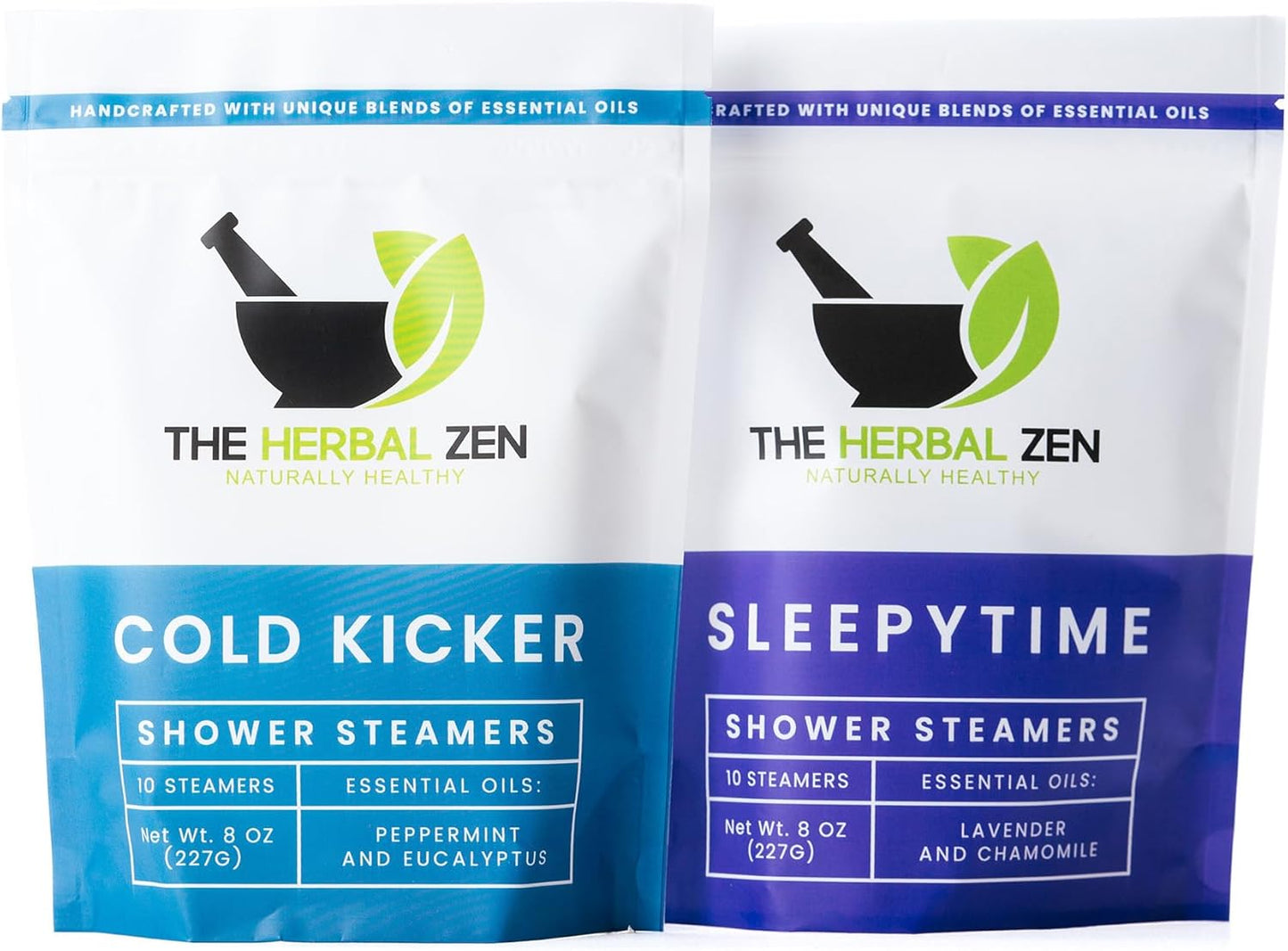 Aromatherapy Shower Steamer Gift Set - Christmas Gift - Adult Stocking Stuffer - USA Made - Shower Bomb Tablets Made with Soothing Natural Essential Oils - Relaxation Gift for Women and Men