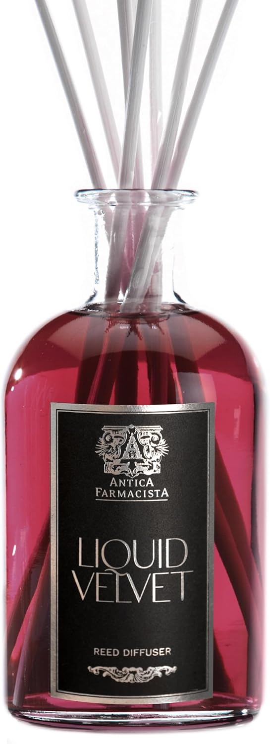 Antica Farmacista Home Ambiance Diffuser - Long-Lasting Reed Scent Diffuser - Luxury Room Freshener Gift - Liquid Velvet, 8.45 fl oz