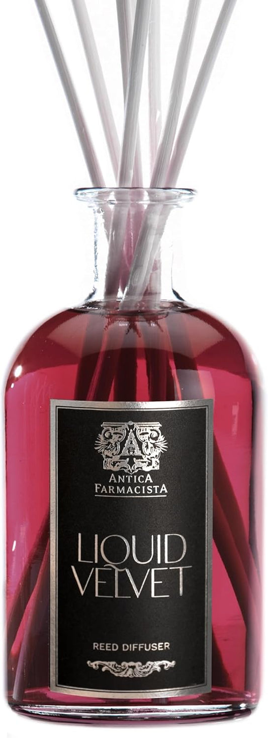 Antica Farmacista Home Ambiance Diffuser - Long-Lasting Reed Scent Diffuser - Luxury Room Freshener Gift - Liquid Velvet, 8.45 fl oz