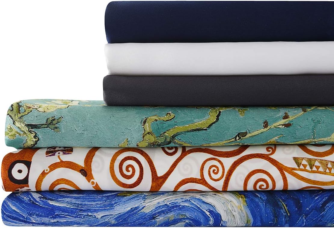 ALASKA BEAR Luxury Silk Pillowcase for Beauty Sleep, Genuine 22 Momme Mulberry Silk Pillow Case Slip for Room Decor, Cherry Blossom Floral Pattern Printed, Queen Size (1pc, Gift Box)