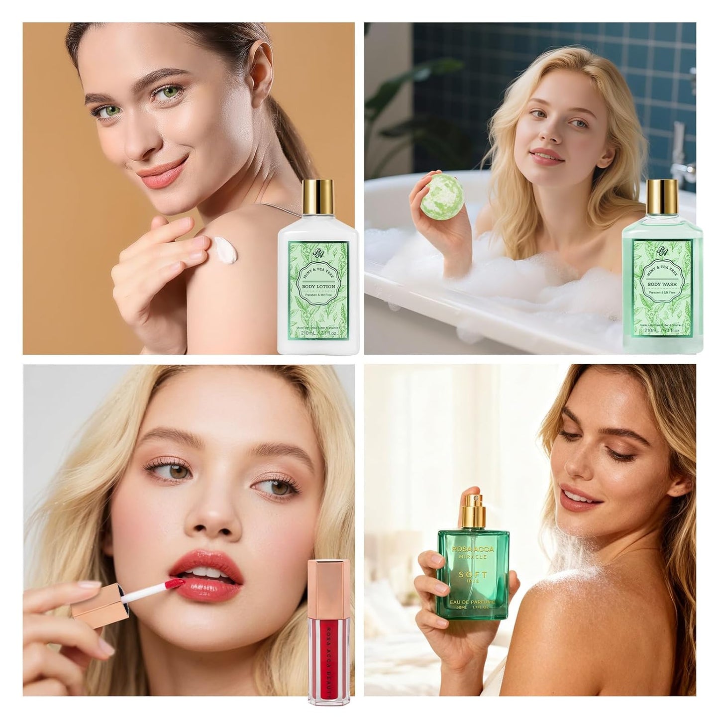 35 Pcs Christmas Gifts for Women, Tea Tree Spa Gift Basket, Face Skin Care Set, Bath & Body Gift Set, Self-Care Relaxation Gift, Diffuser, Serum, Bath Bomb, Birthday, Mother's Day, Valentines, Wife