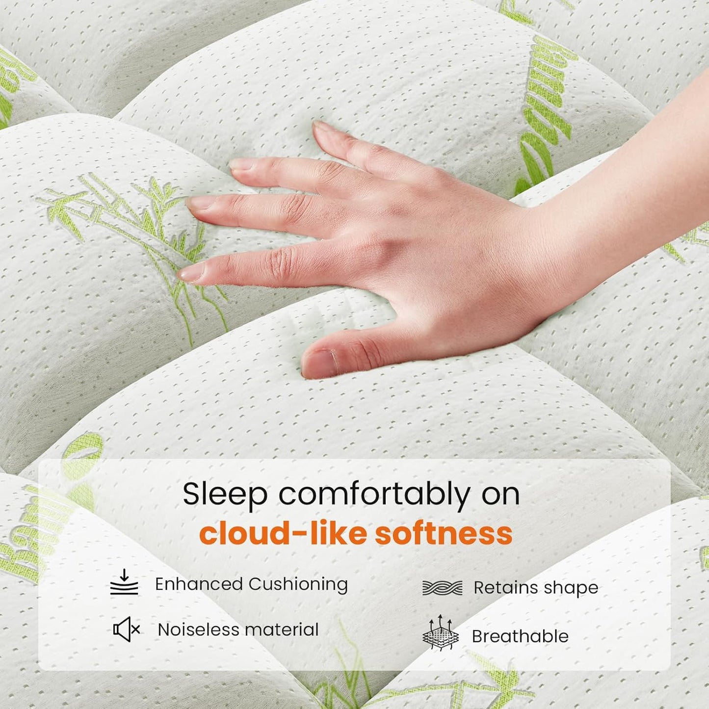 Sweetcrispy Ultra Soft Mattress Topper, Viscose Derived from Bamboo, Thick Pillow Top Mattress Pad with Deep Pockets, Soft Topper for Back Pain Relief, Breathable Cooling Material for Hot Sleepers