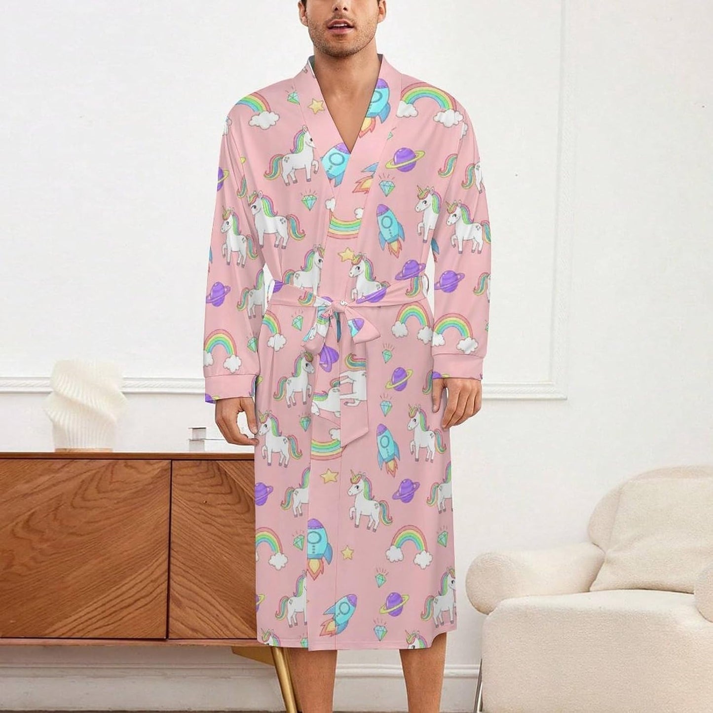 Soft Robes for Women Lightweight Kimono Bathrobe Full-Length Loungewear