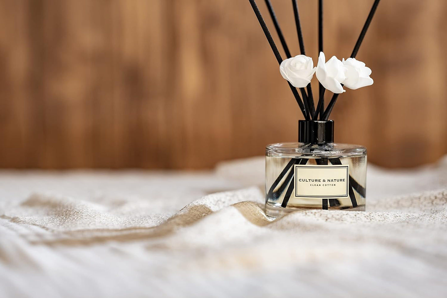 CULTURE & NATURE Reed Diffuser Set 6.7oz (200ml) Grapefruit Verbena Scented Diffuser with Sticks Home Fragrance Reed Diffuser for Bathroom Shelf Decor