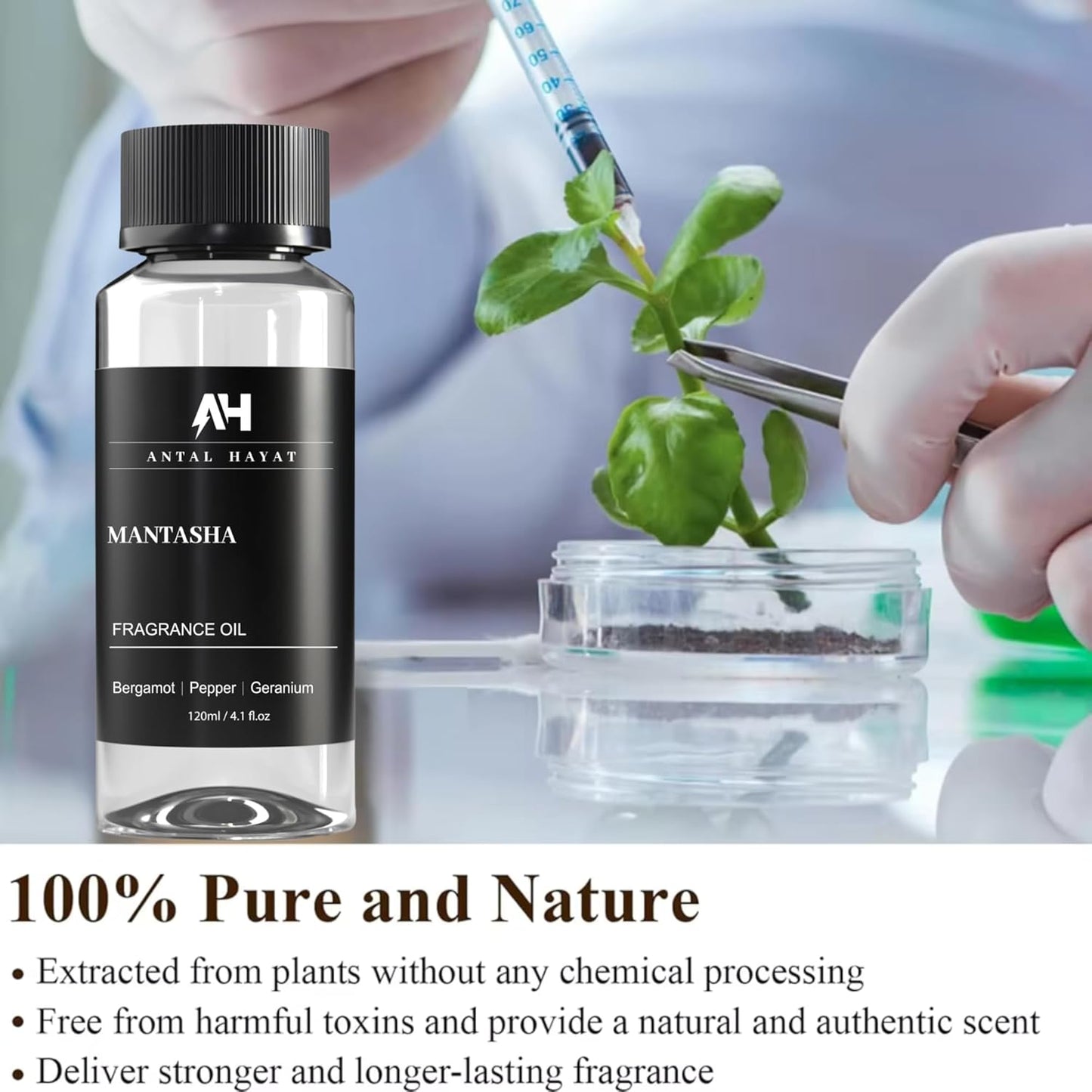 Hotel Scents Mantasha Diffuser Oil 120ml – Inspired by Sauvage Eau de Parfum – Bergamot, Black Pepper & Geranium – Premium Home Scent Refill – Luxury Essential Oil for Ultrasonic & Waterless Diffusers