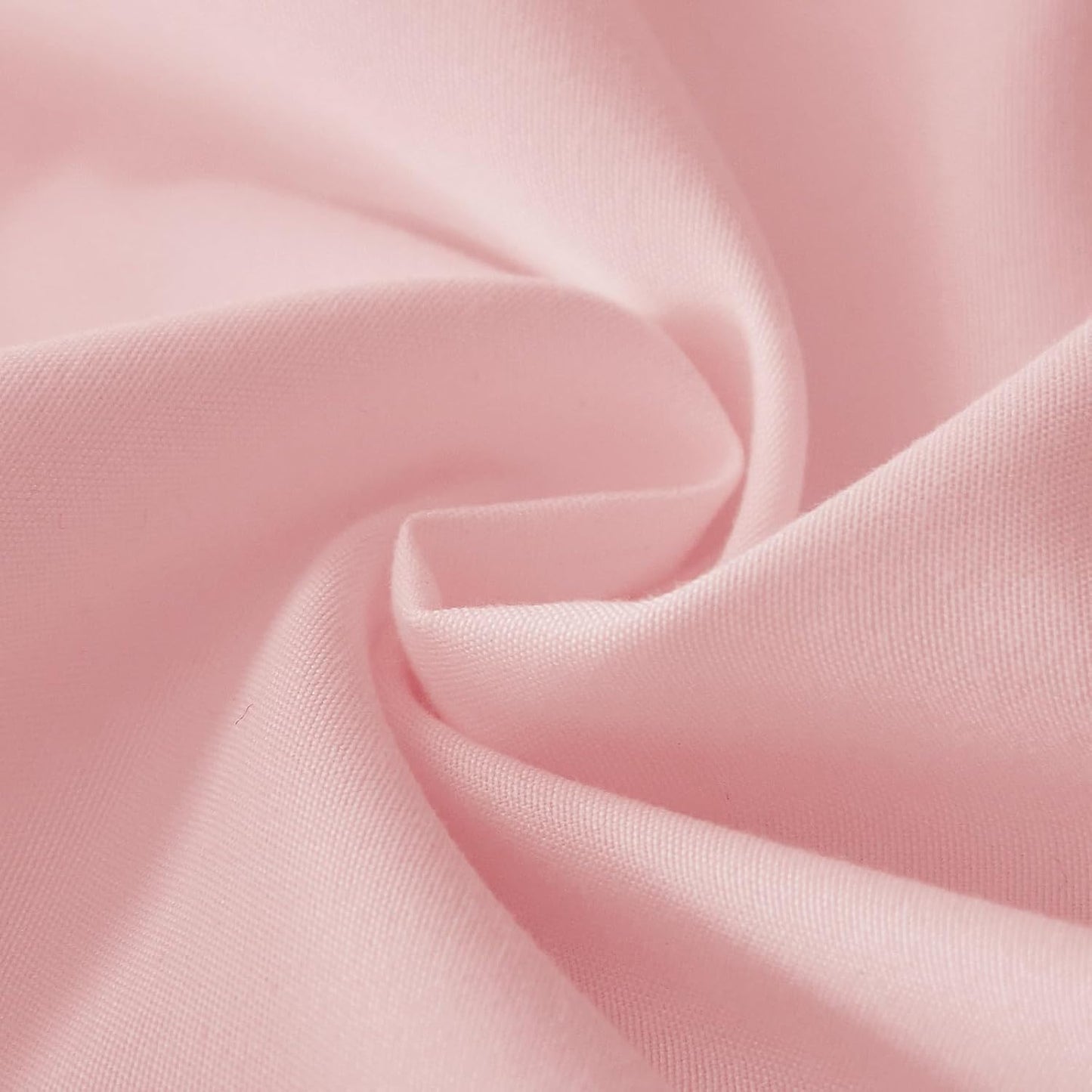 MEILA Wrap Around Bed Skirt Three Fabric Sides Elastic Dust Ruffled 24 Inch Tailored Drop,Easy to Install Fade Resistant-Pink, Queen/King