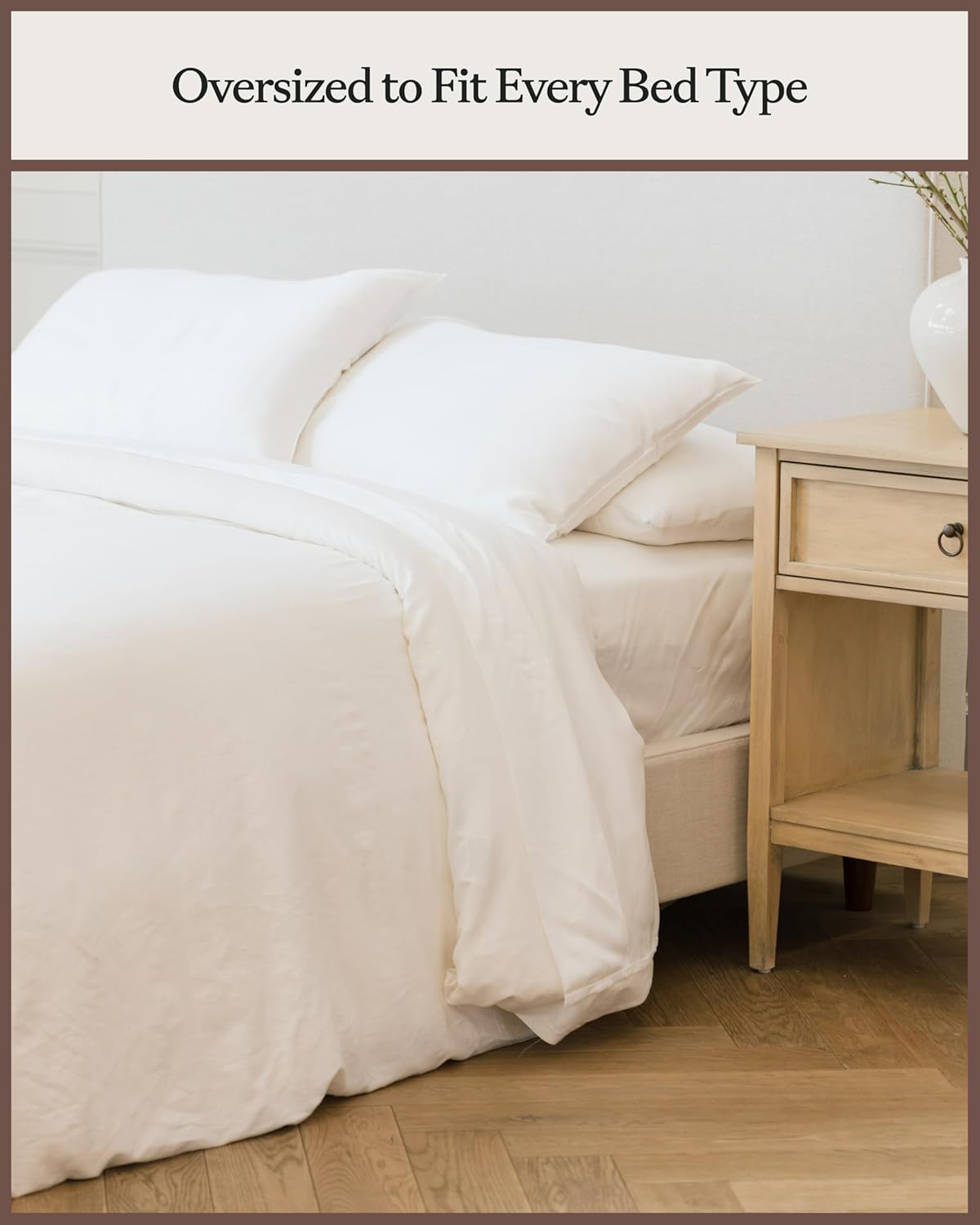 Cozy Earth 68 by 86-Inch Duvet Set, Twin
