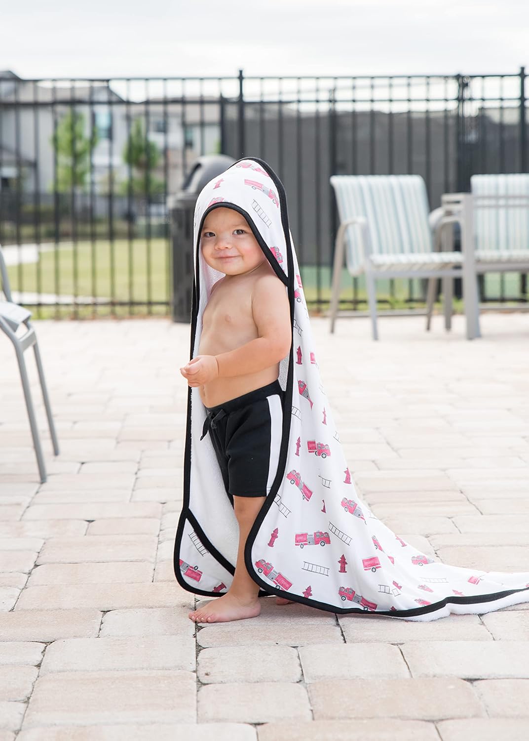 Copper Pearl Premium Knit Hooded Bath Towel Chief