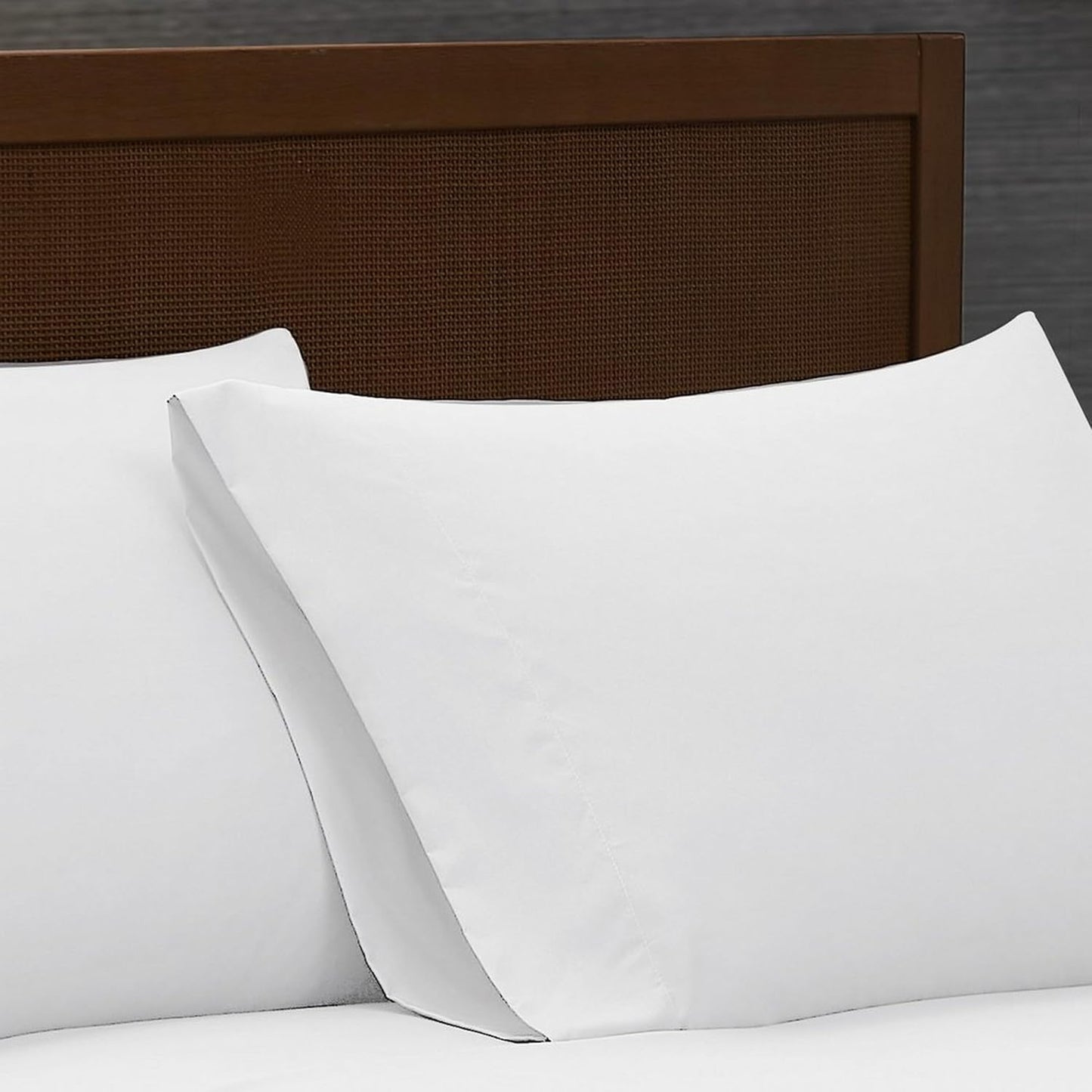 London Fog Garment Washed Solid Sheet Set White Microfiber 5-Piece Split King Sheet Set, Solid Themed, Deep Pocket, Adult and Teen, Oeko-TEX Certified