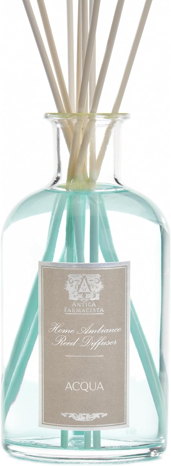 Antica Farmacista Home Ambiance Diffuser - Long-Lasting Reed Scent Diffuser - Luxury Room Freshener Gift - Acqua, 16.9 fl oz