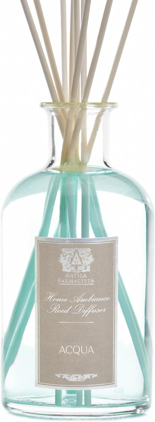 Antica Farmacista Home Ambiance Diffuser - Long-Lasting Reed Scent Diffuser - Luxury Room Freshener Gift - Acqua, 16.9 fl oz