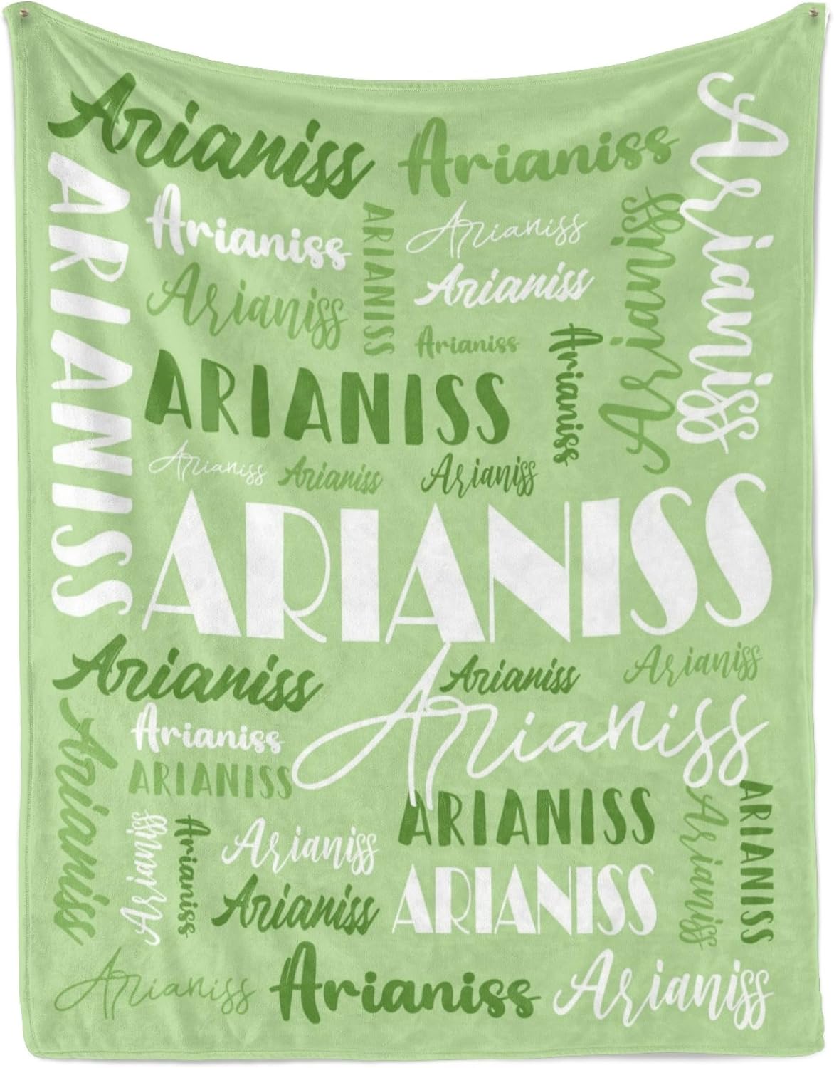 Name Blanket Personalized Blanket for Adult Kids Flannel Customize Throw Blanket Custom (Color 03, 40 x 50 Inches)