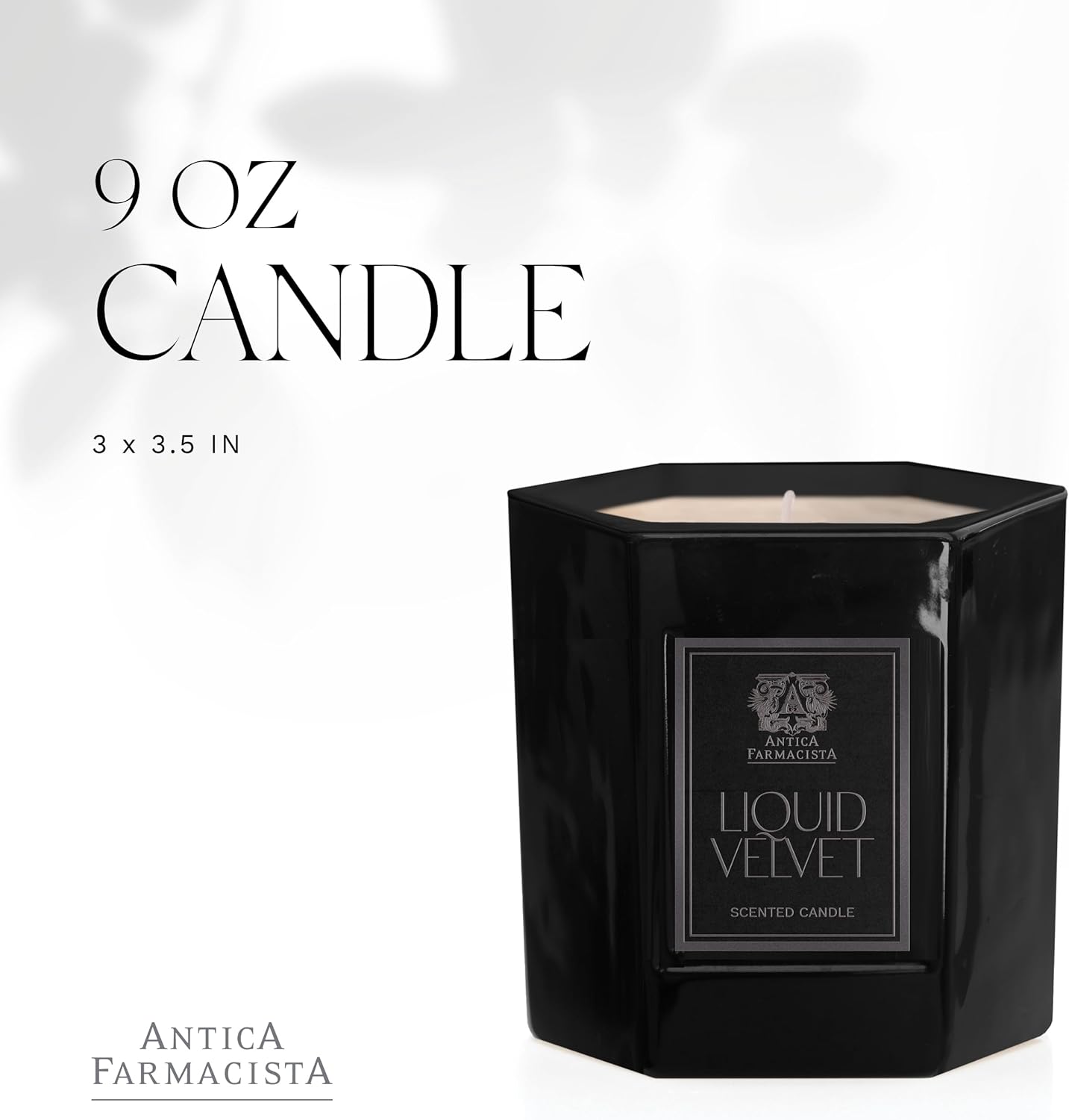 Antica Farmacista Luxury Scent Candle - Decorative Home Candle - Long-Lasting & Premium Scented - Luxury Gift - Liquid Velvet, 9 oz