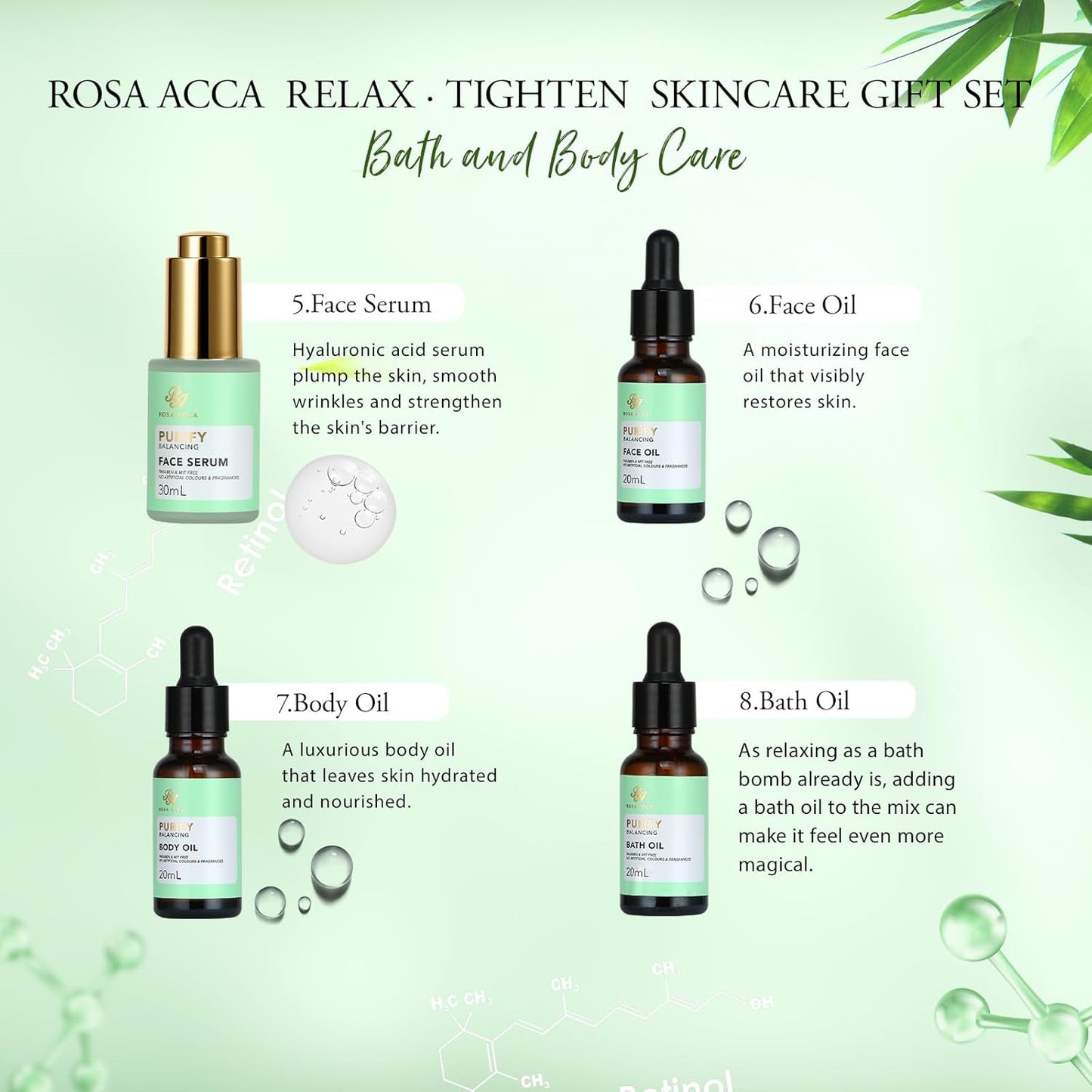 Tea Tree 23 Pcs Facial Skin Care Set, Bath and Body Gifts for Women & Men, Self-Care Relaxation Gifts, Home Spa, Sheet Mask, Gel Eye Mask, Gua Sha, Cream, Birthday, Christmas, Valentines, Mother Day
