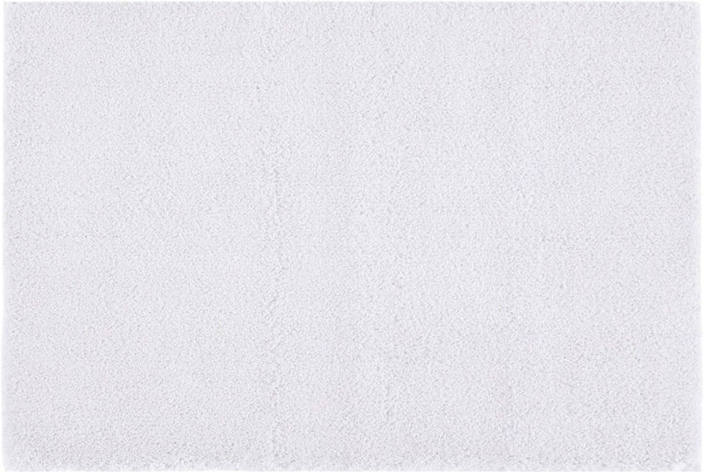Madison Park Signature Marshmallow Bathroom Rug Non Slip, Luxrurious Plush Bath Mat, Absorbent, Quick Dry, Spa Design Bath Room Décor, 24x40, White
