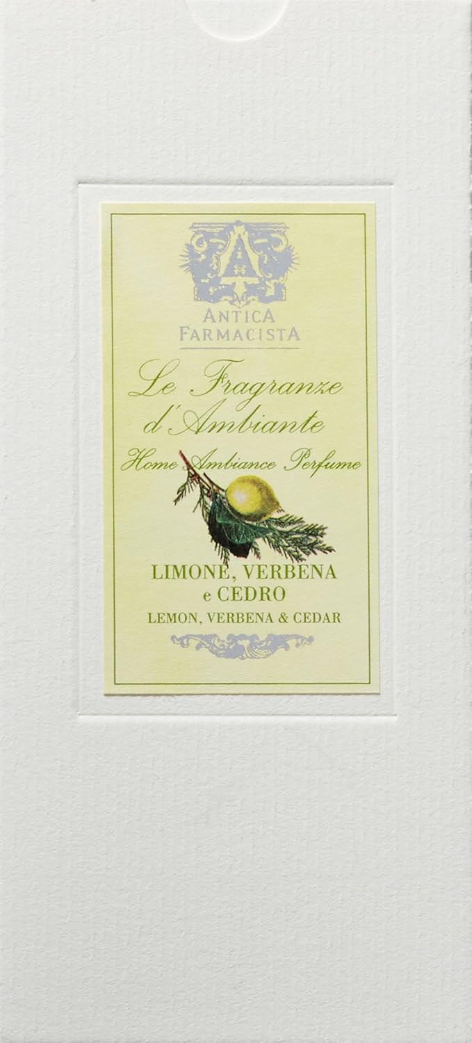 Antica Farmacista Home Ambiance Diffuser - Long-Lasting Reed Scent Diffuser - Luxury Room Freshener Gift - Lemon, Verbena & Cedar, 8.45 fl oz