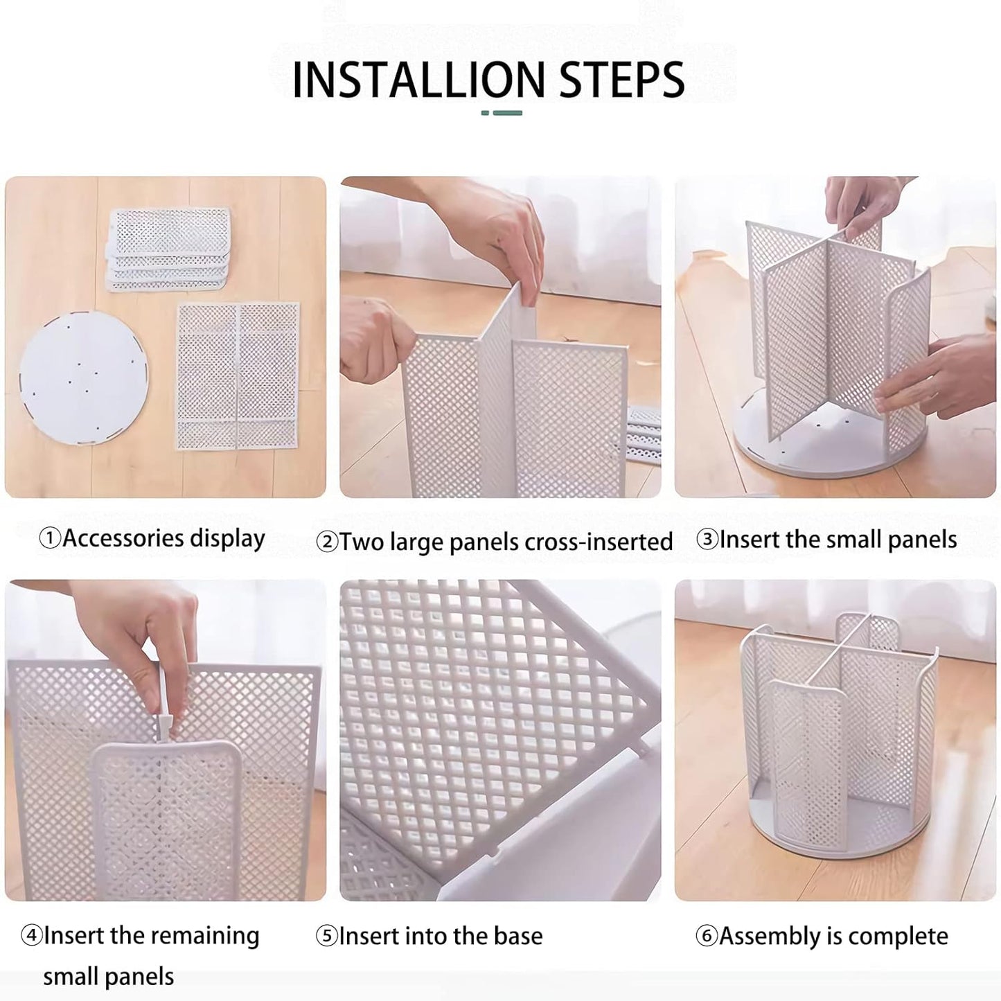 Paper Cup and Lid Holder Plastic Cup Storage Organizer Coffee Cup Dispenser for Countertop, Breakroom, Bathroom, Coffee Station, Bar, Buffet, Kitchen Cabinet - White