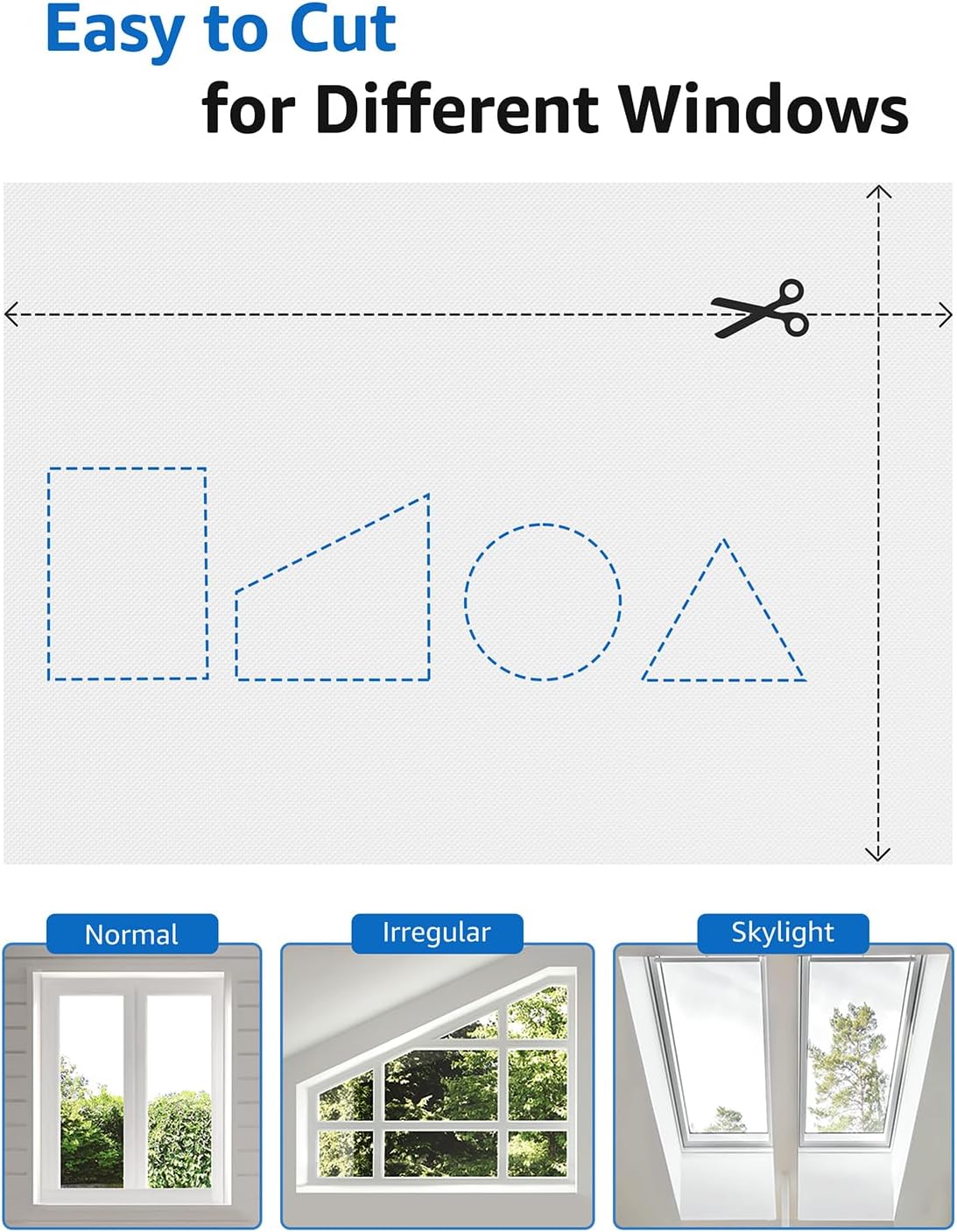 Sumobaby Blackout Curtains for Bedroom Portable 30"x60",No Drill Blackout Shades with Upgraded Hook&Loop Tapes,100% Black Out Window Cover,Thermal Insulated Blinds for Bedroom,Nursery(1 Panel,White)