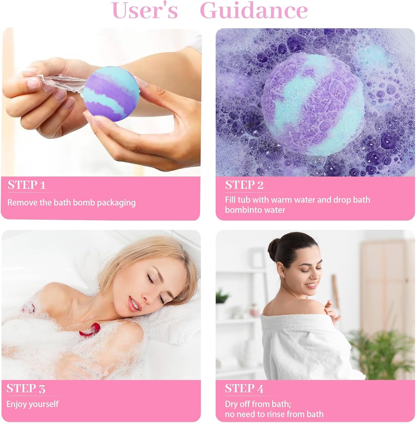 5.3 OZ Extra Large Bath Bombs Gift Set for Women, Girlfriend, Adults, Girls, Kids, 12 Pcs XXL Organic Natural Handmade Bathbombs for Skin Moisturizing, Bubble Spa Bath, Mothers Day Gift for Wife