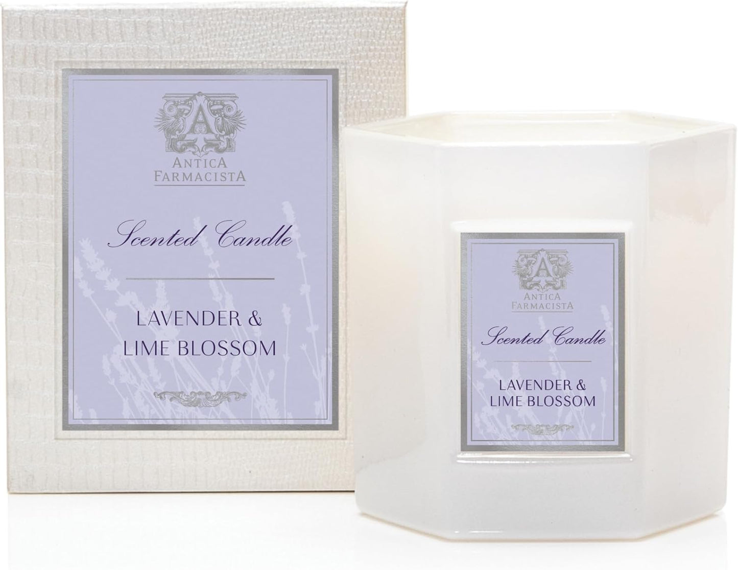 Antica Farmacista Luxury Scent Candle - Decorative Home Candle - Long-Lasting & Premium Scented - Luxury Gift - Lavender & Lime Blossom, 9 oz