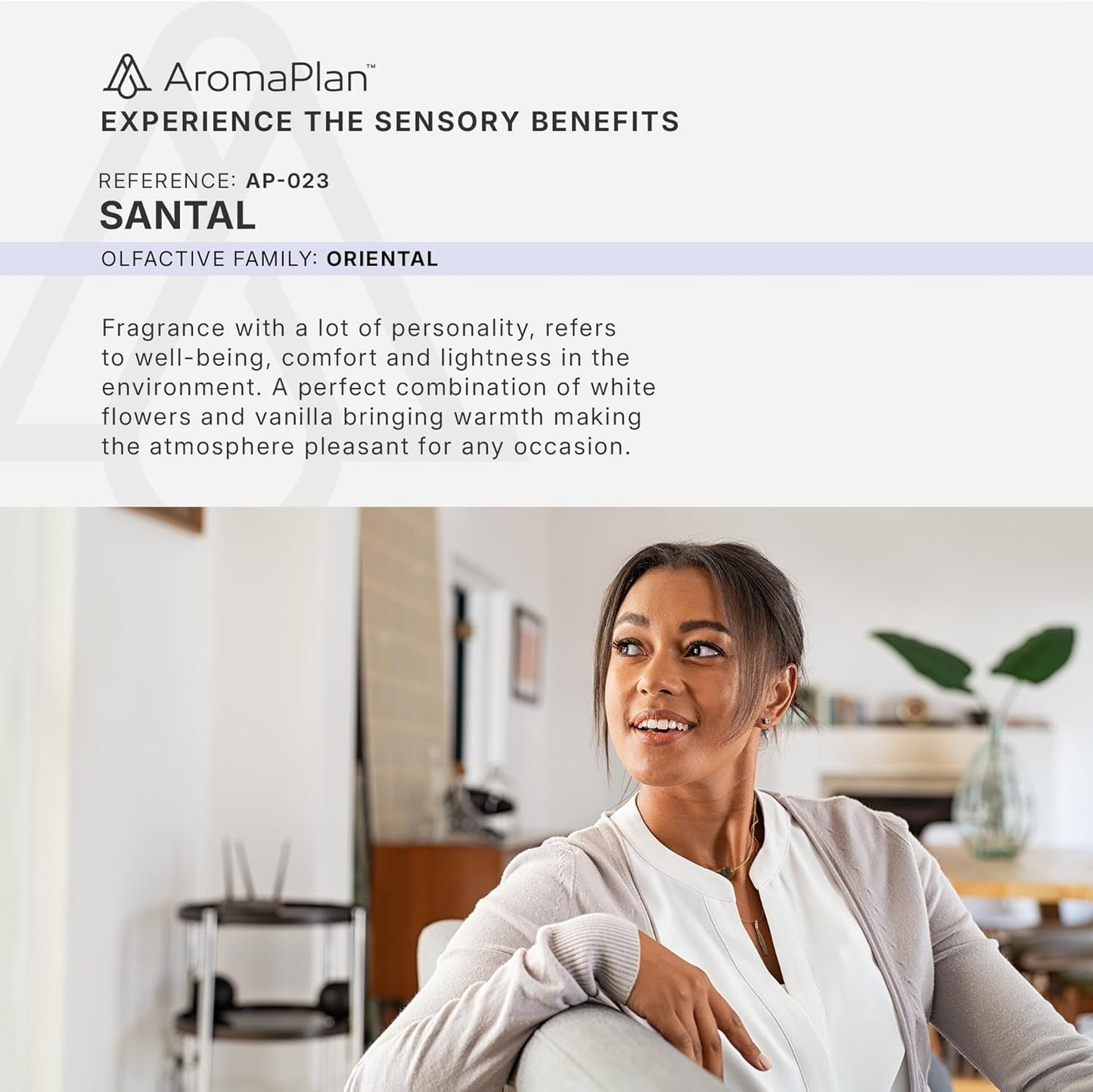 AromaPlan Hotel Scents Santal 5 Fl Oz (2 Pack), Luxury Aroma & Hotel Fragrance Diffuser Oil- Hotel Diffuser Oil for Aromatherapy- USA Made, Bigger Bottle, Bolder Aroma & Longer Lasting