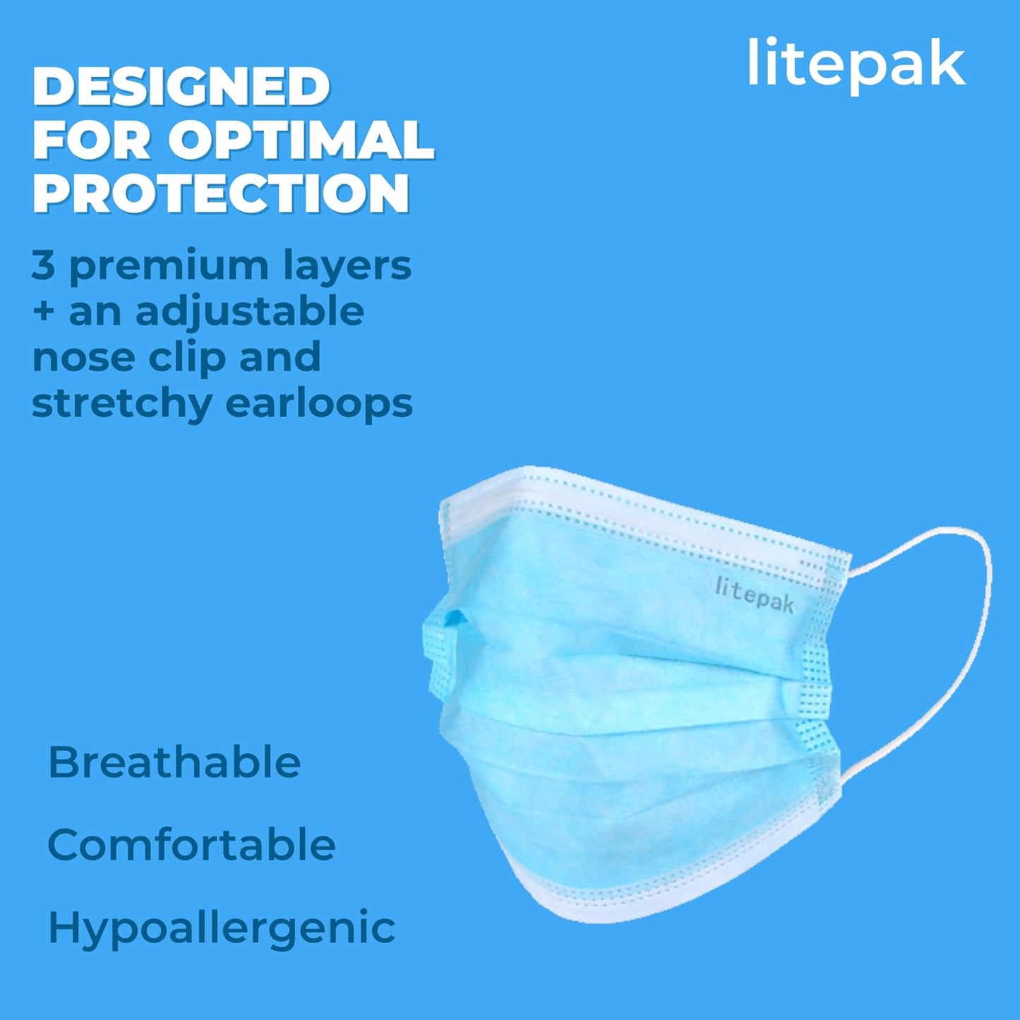 Disposable Face Masks - 1,000 PCS - for Home & Office - Breathable & Comfortable Filter